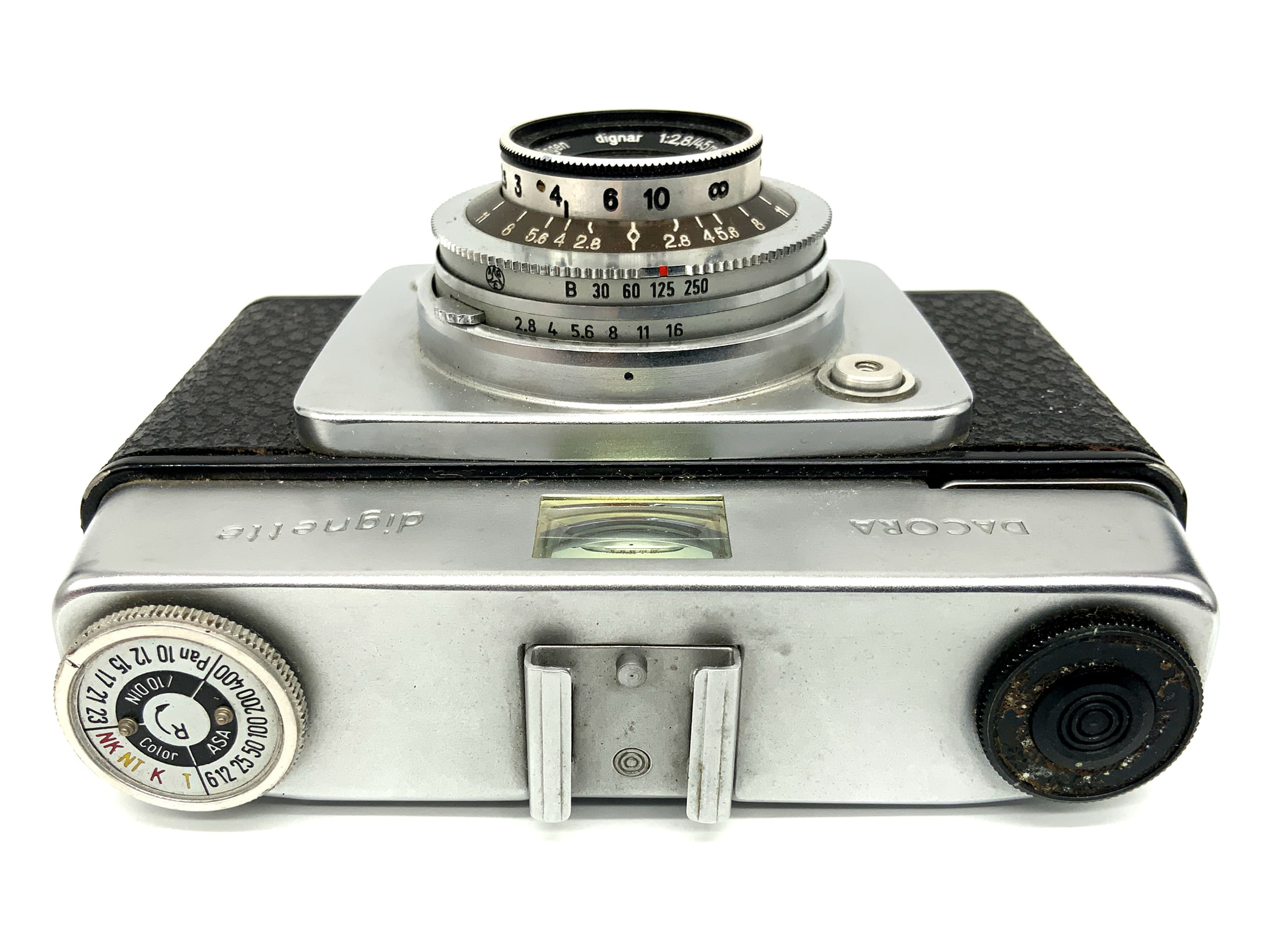 Dacora Dignette Sucherkamera mit dignar 1:2.8/45mm Pronto Analogkamera