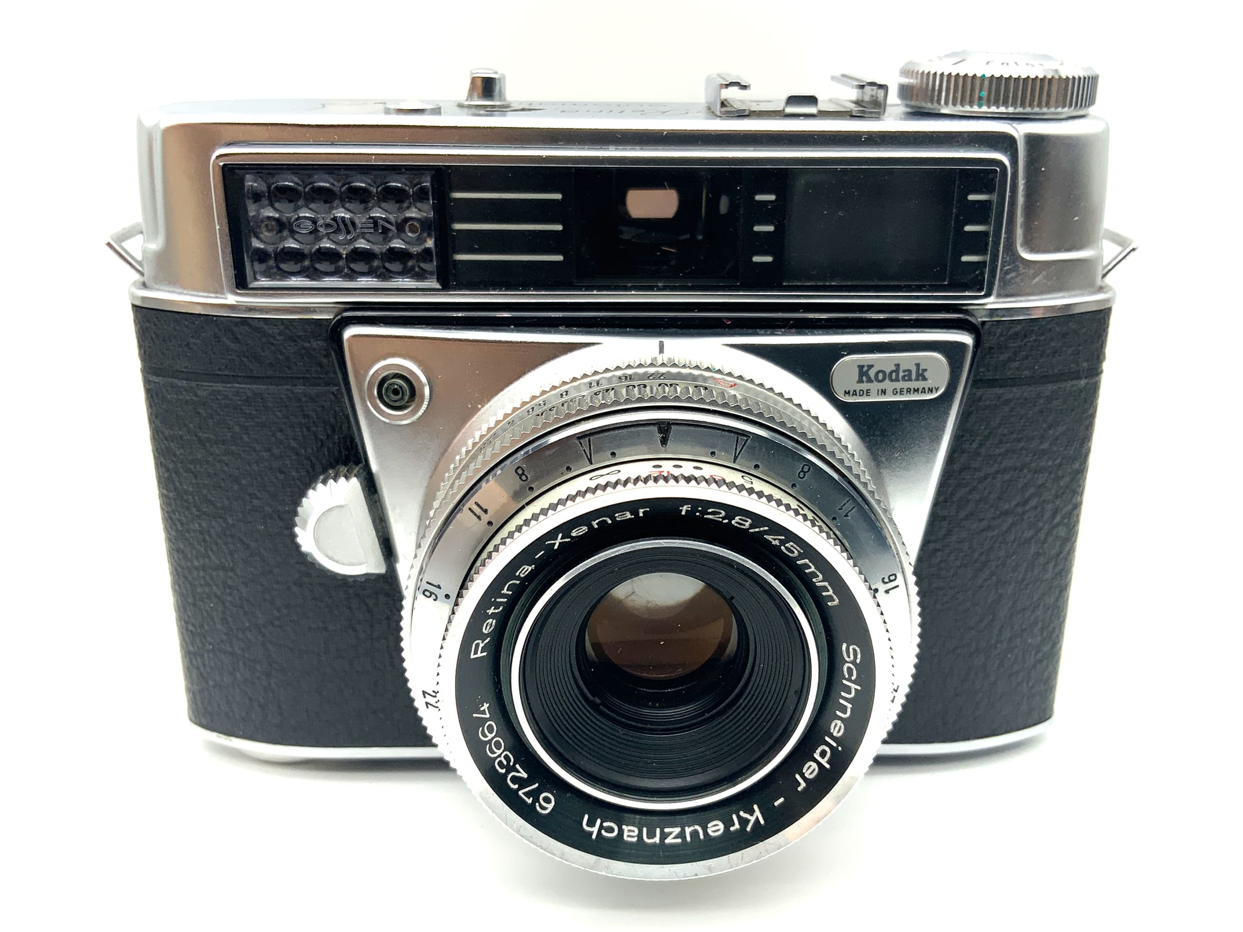 Kodak Retina automatic II viewfinder camera with Xenar 1:2.8/45mm Compur lens