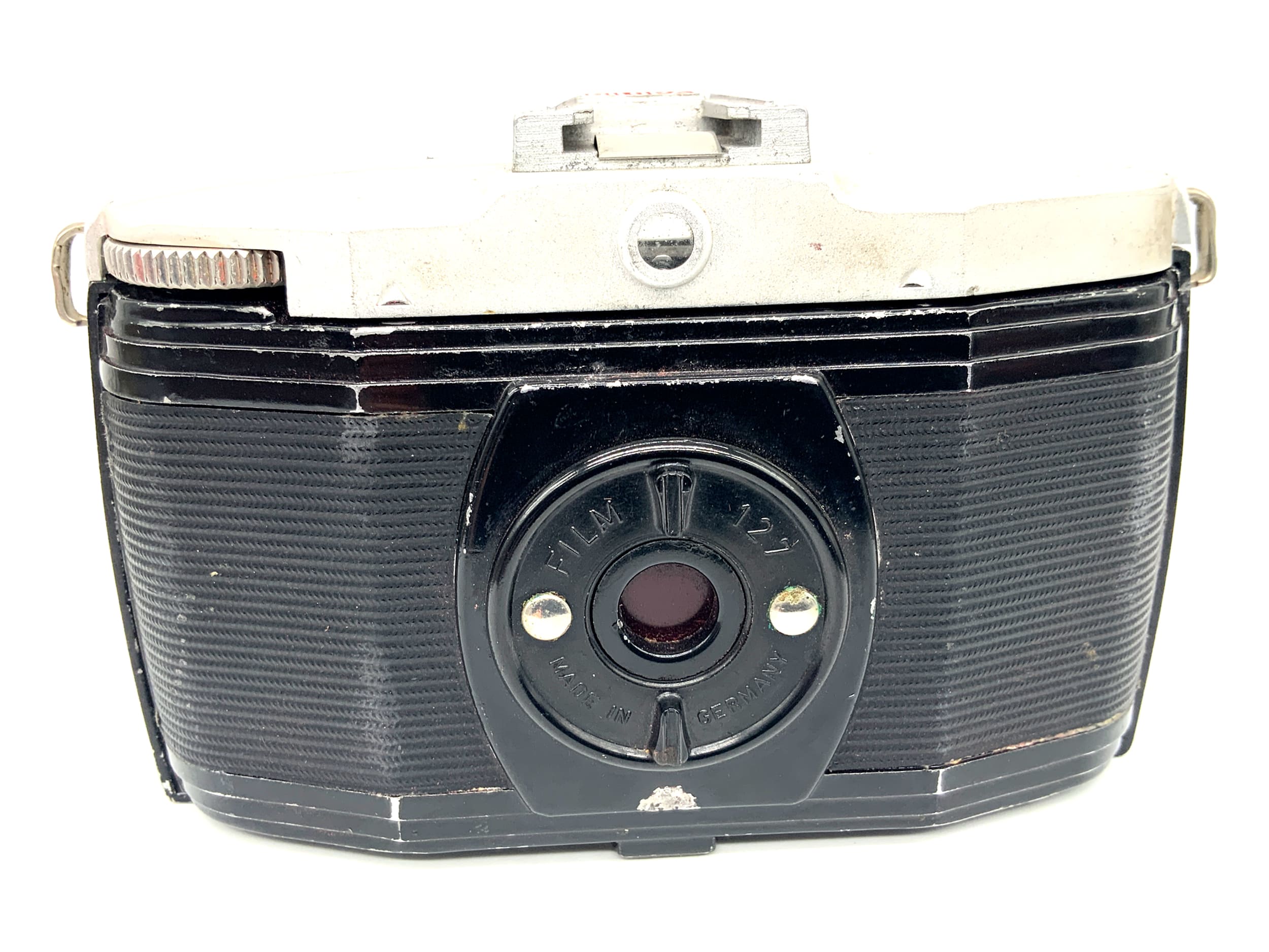 Bilora Bella Sucherkamera mit Achromat 1:8 Synchro Flash Analogkamera
