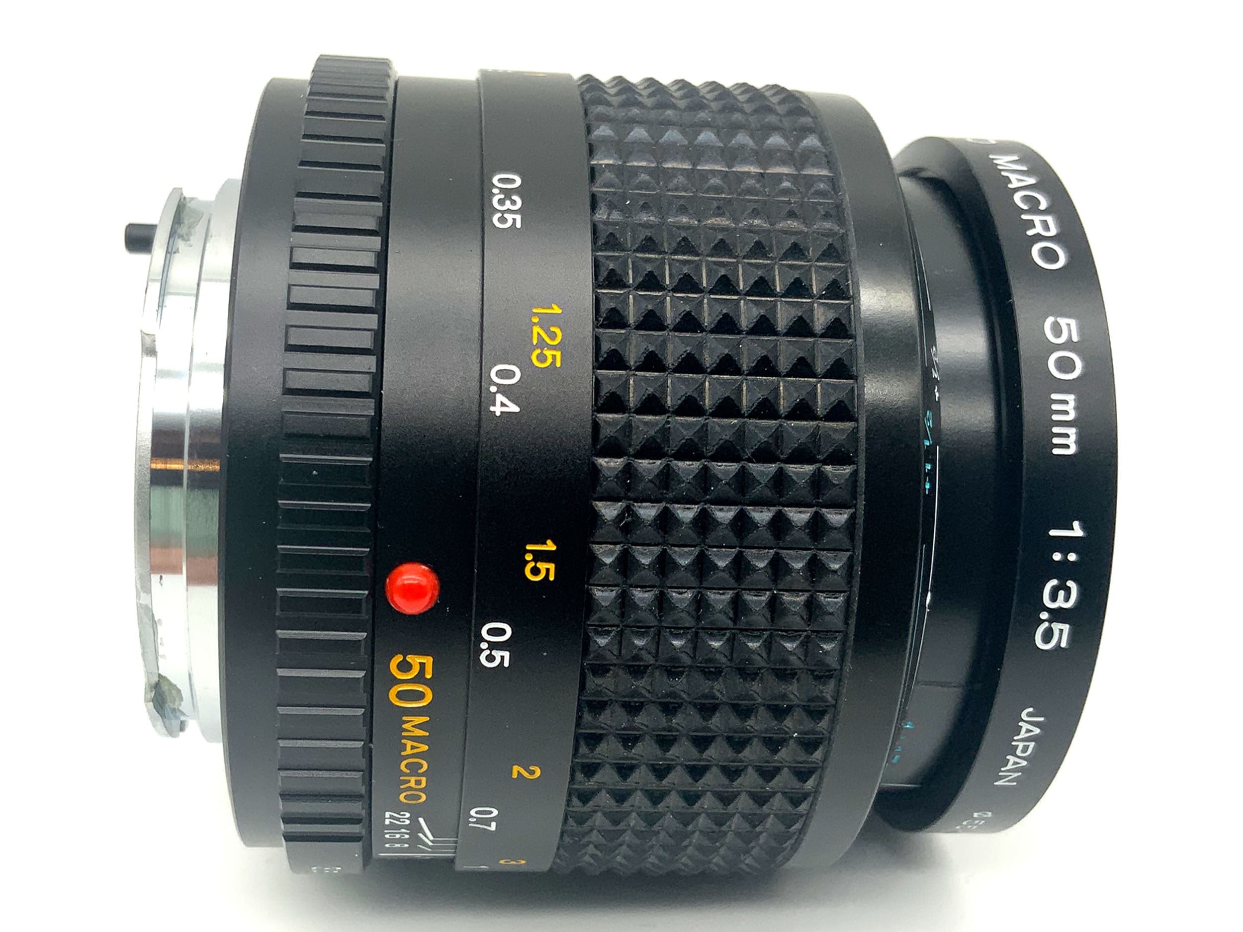 Minolta MD Macro 50mm 1:3.5 Objektiv Festbrennweite (Minolta MD)