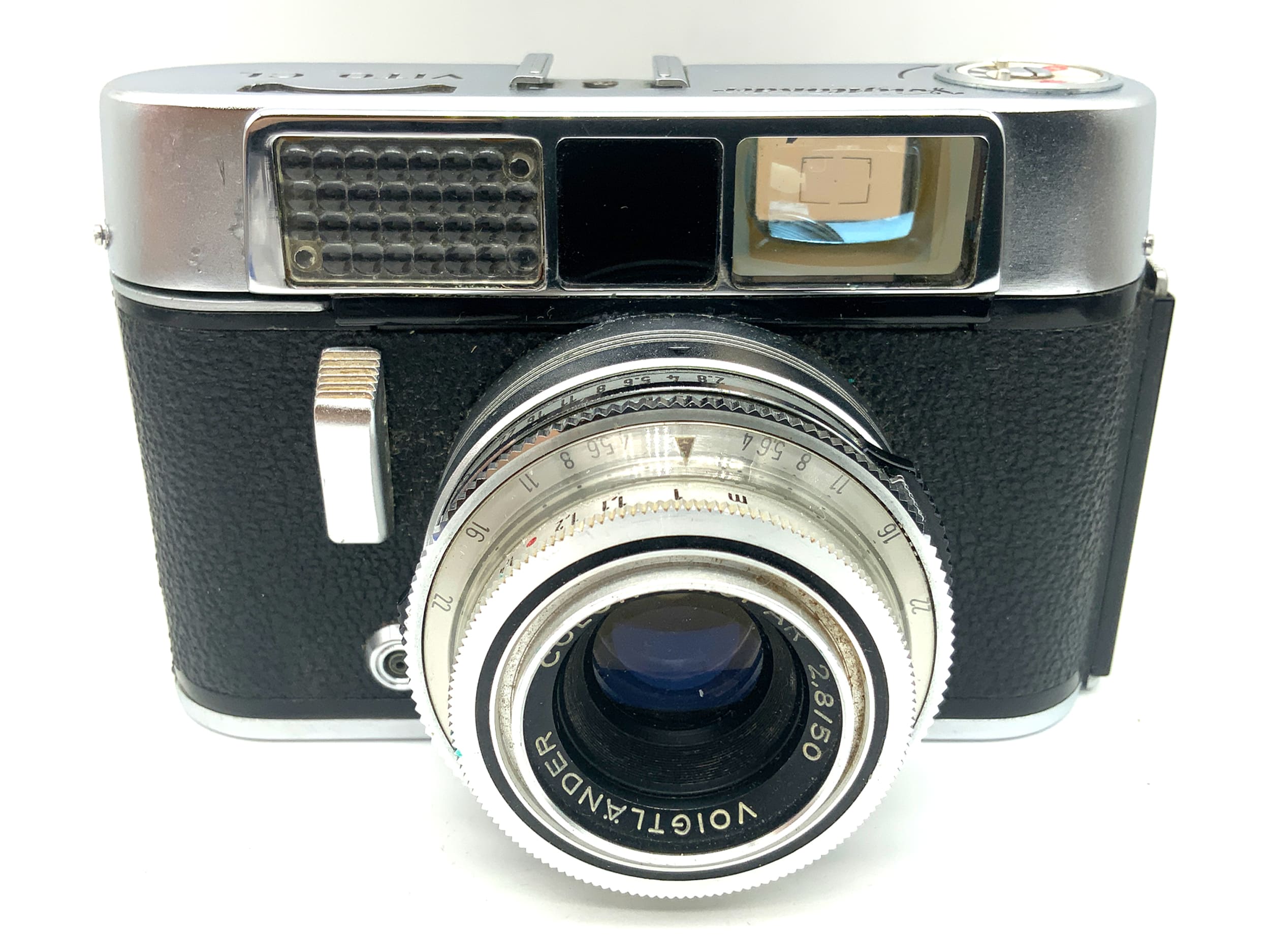 Voigtländer Vito CL viewfinder camera with Color-Skopar 2.8/50 Proto-LK analog camera