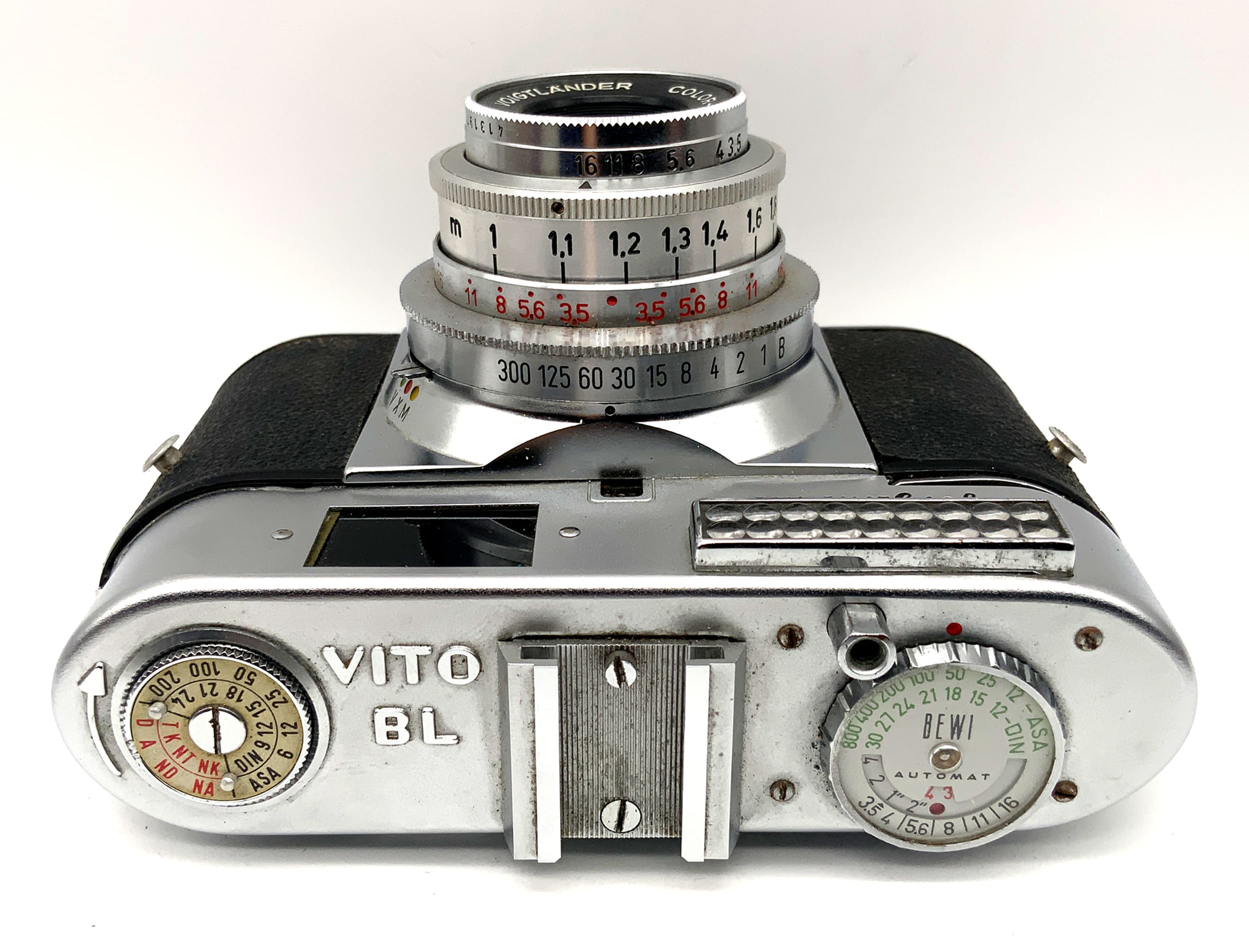 Voigtländer Vito BL viewfinder camera with Color-Skopar 1:3.5/50 Prontor-SVS