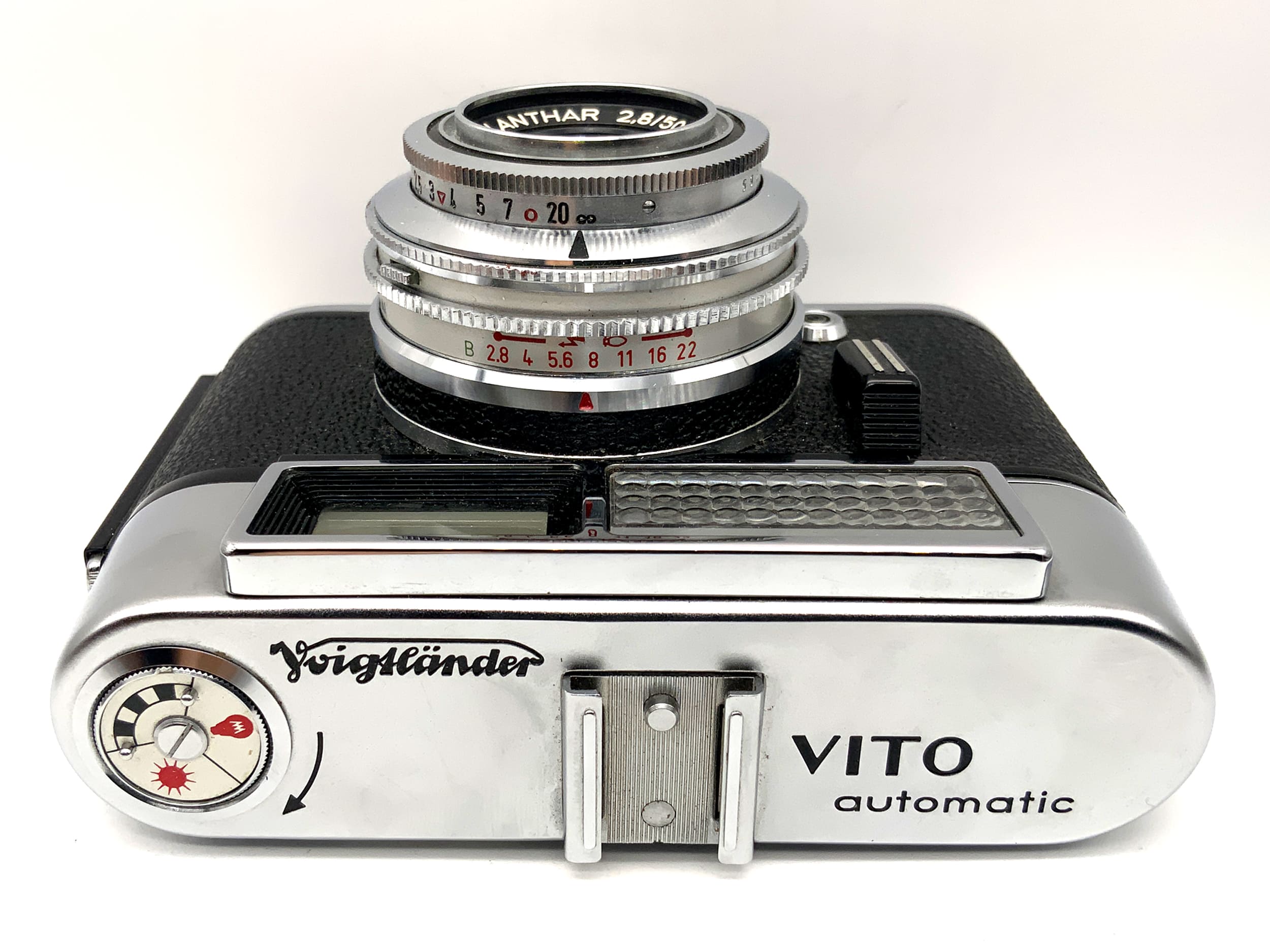 Voigtländer Vito automatic viewfinder camera with Lanthar 2.8/50 Prontor-Lux lens