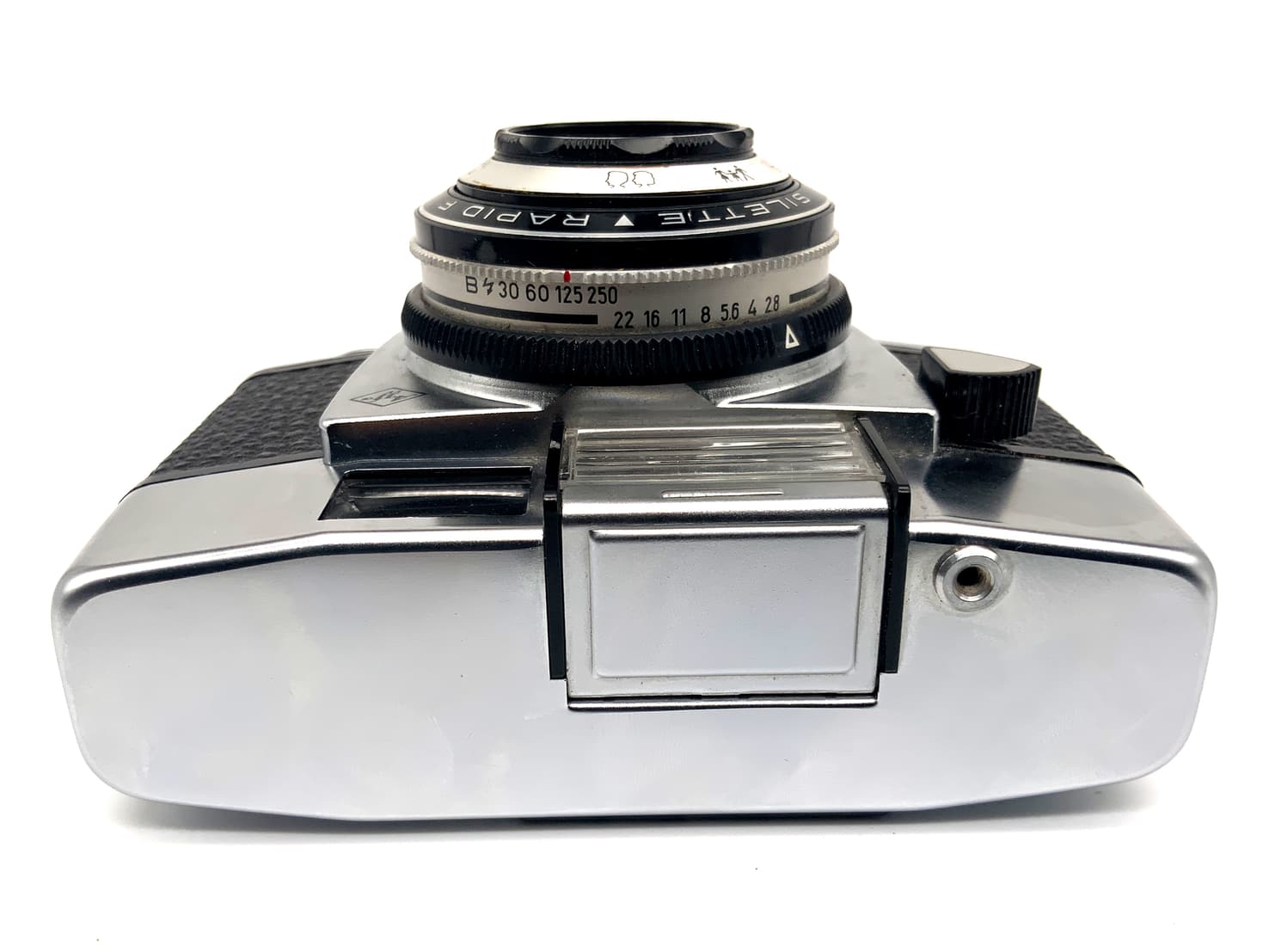 Agfa Silette Rapid F Sucherkamera mit Color Agnar 45mm 1:2.8 mit Blitz (Agfalux)