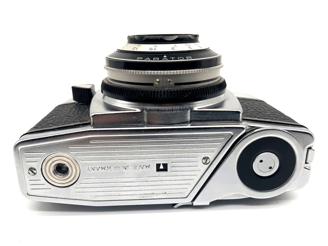 Agfa Silette Rapid F Sucherkamera mit Color Agnar 45mm 1:2.8 mit Blitz (Agfalux)