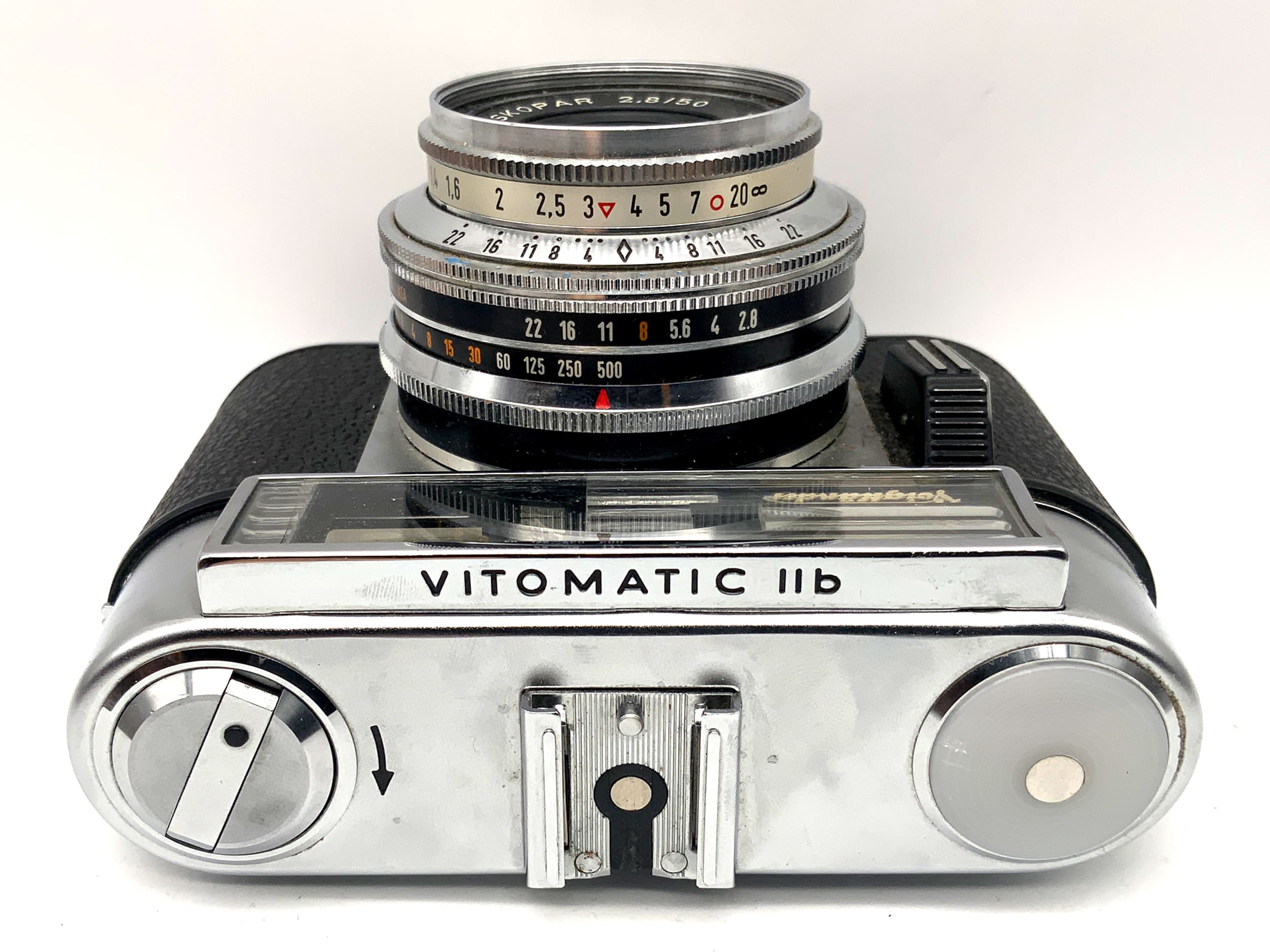 Voigtländer Vitomatic IIb viewfinder camera Color-Skopar 1:2.8/50 Prontor 500 SLK