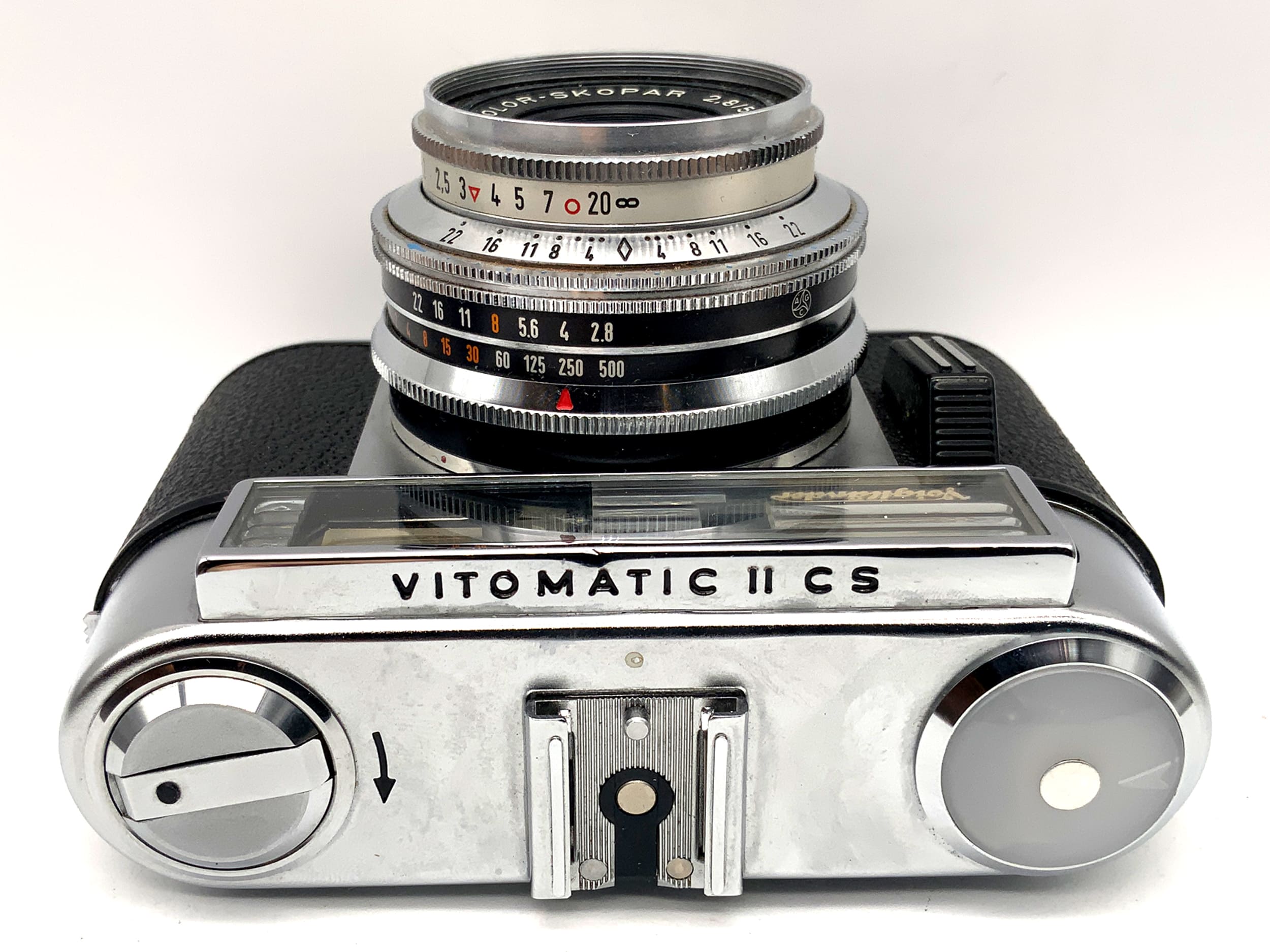 Voigtländer Vitomatic II CS viewfinder camera Color-Skopar 2.8/50 Prontor 500 SLK