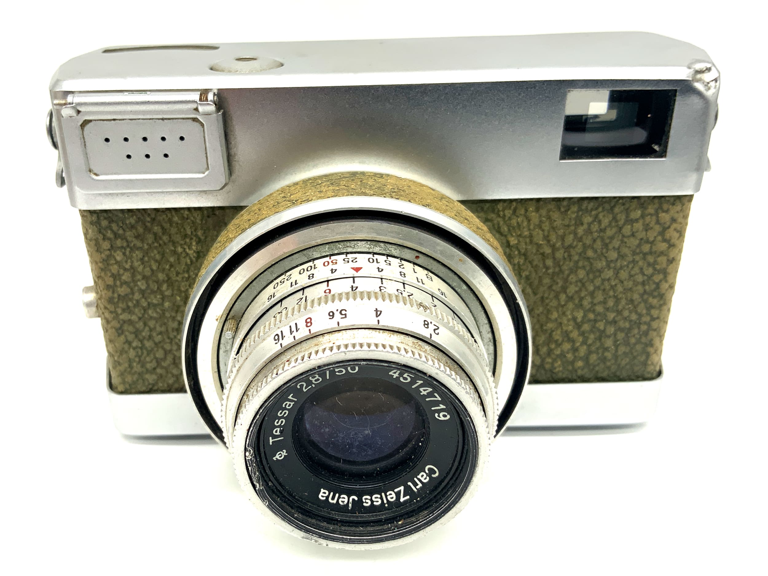 Carl Zeiss Jena Werra 2 Sucherkamera mit Tessar 50mm 1:2.8 Analogkamera