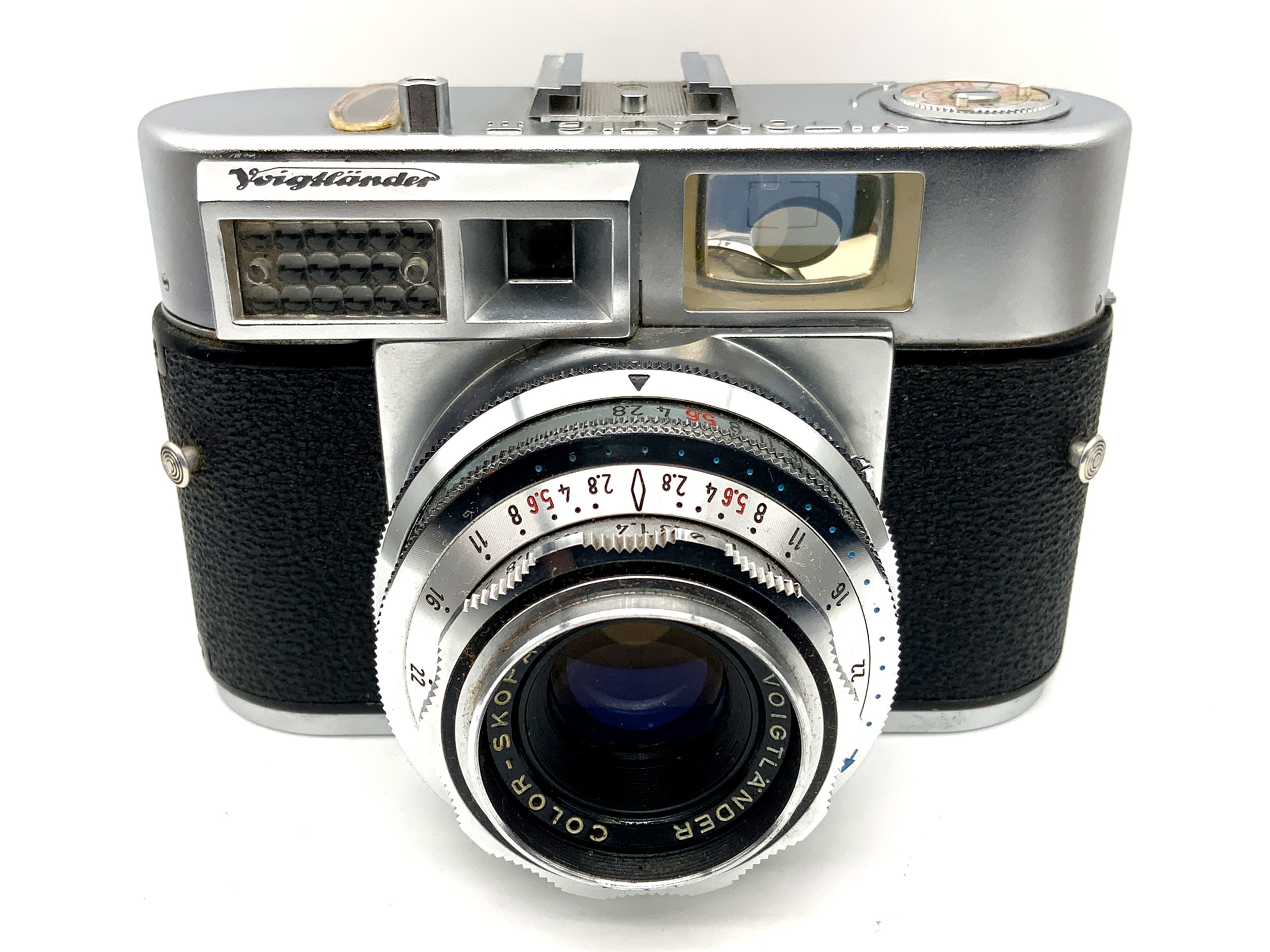 Voigtländer Vitomatic II viewfinder camera with Color-Skopar 2.8/50 Prontor SLK