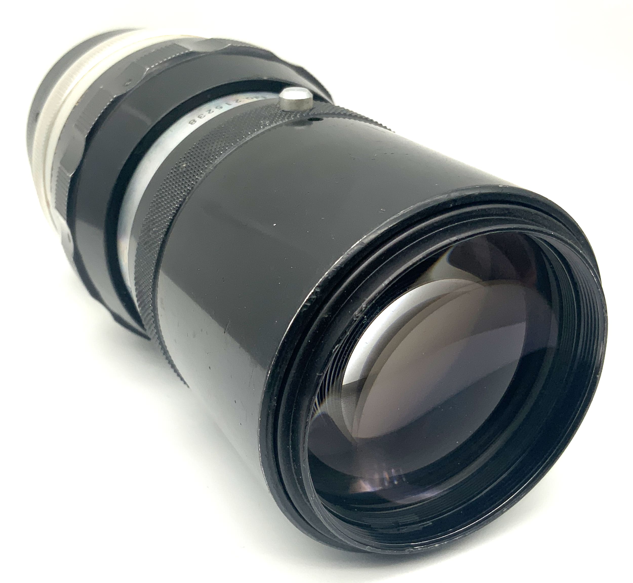 Nikon Nippon Kogaku Nikkor-Q 20cm 1:4 Objektiv Festbrennweite (Nikon F)