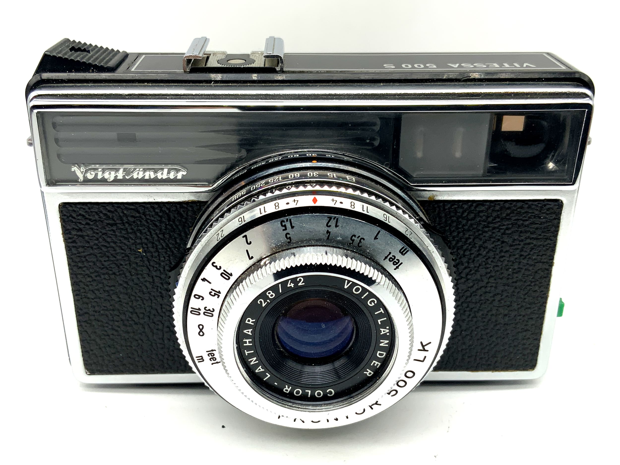 Voigtländer Vitessa 500S rangefinder camera with Color-Lanthar 2.8/42 Prontor 500 LK