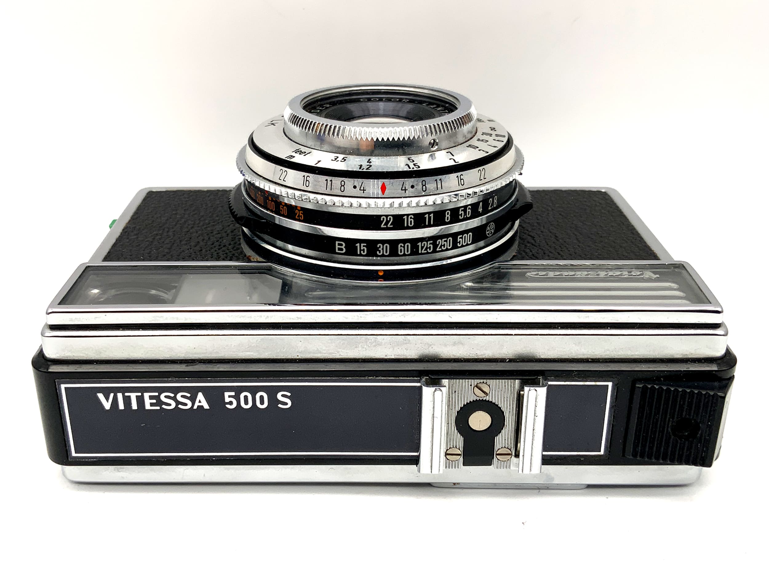 Voigtländer Vitessa 500S rangefinder camera with Color-Lanthar 2.8/42 Prontor 500 LK