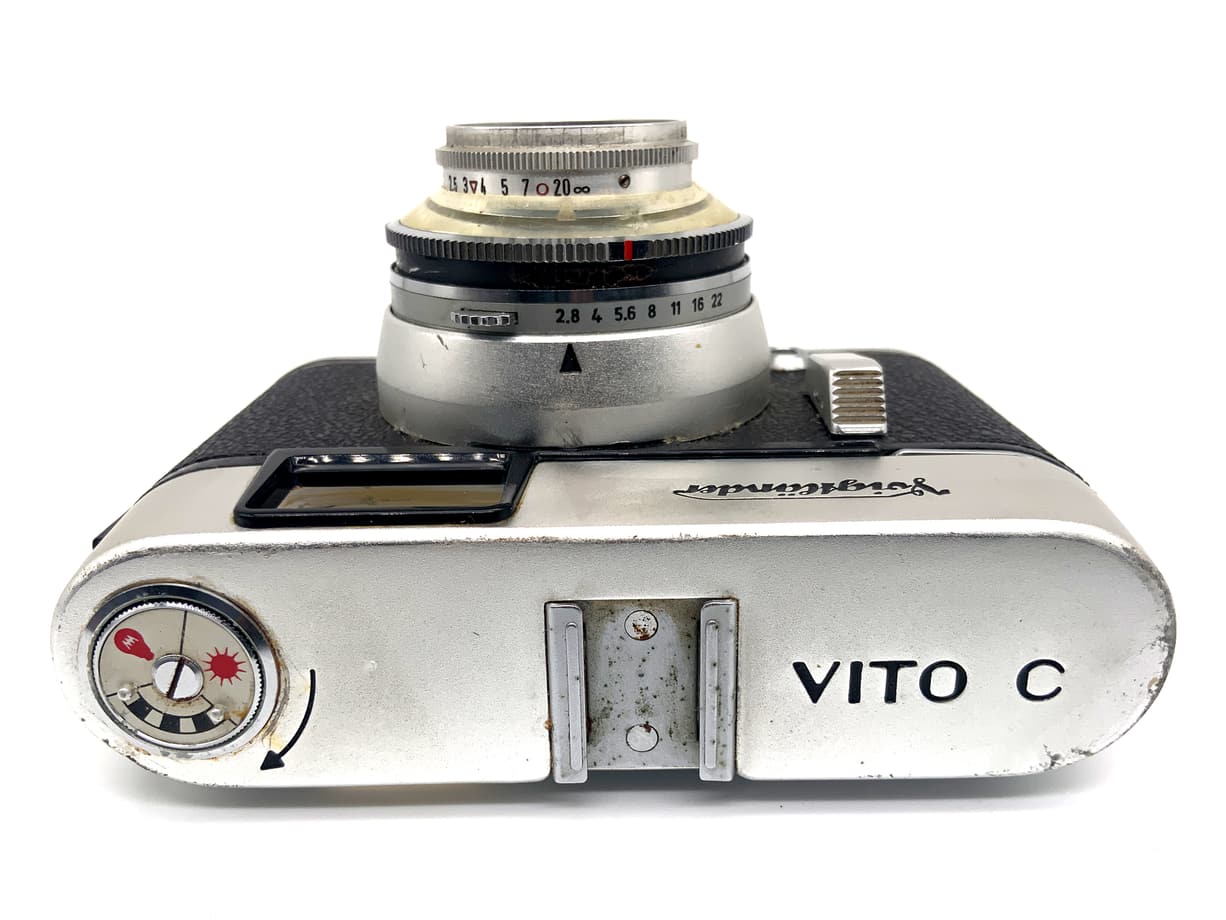 Voigtländer Vito C Sucherkamera mit Lanthar 2.8/50 Kompaktkamera Analogkamera