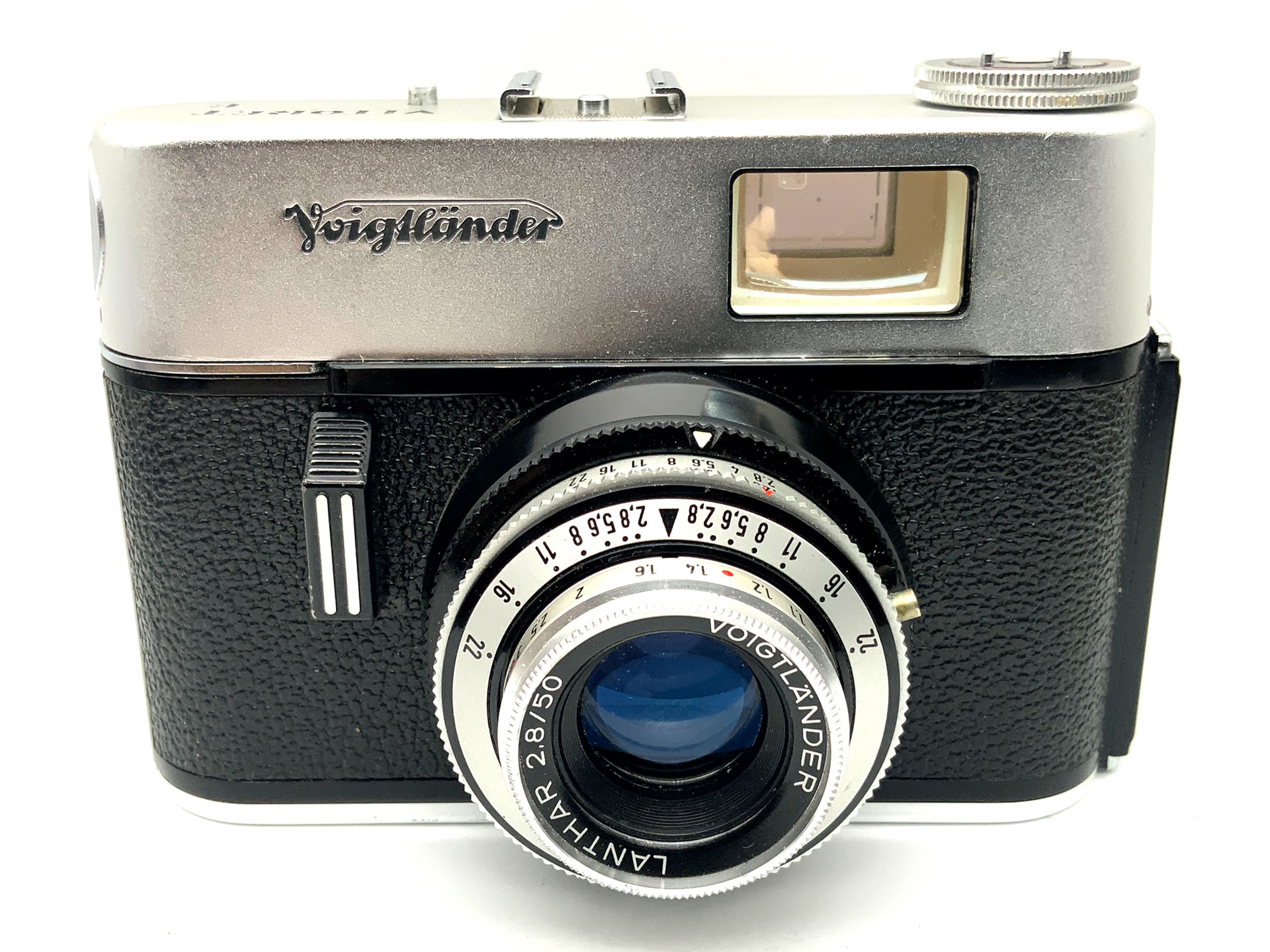 Voigtländer Vitoret F viewfinder camera with Lanthar 2.8/50 Prontor 125 analog camera