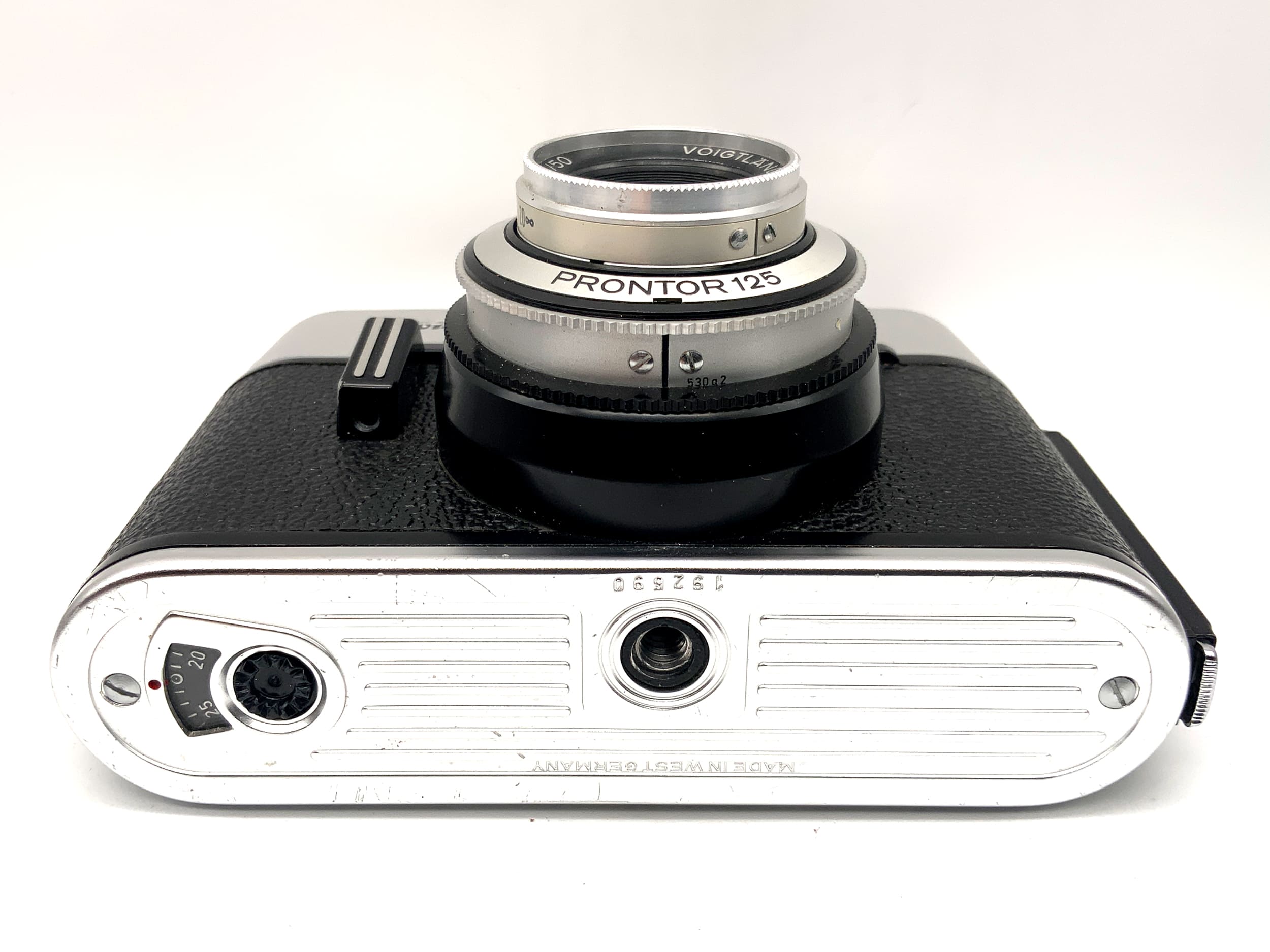 Voigtländer Vitoret F viewfinder camera with Lanthar 2.8/50 Prontor 125 analog camera