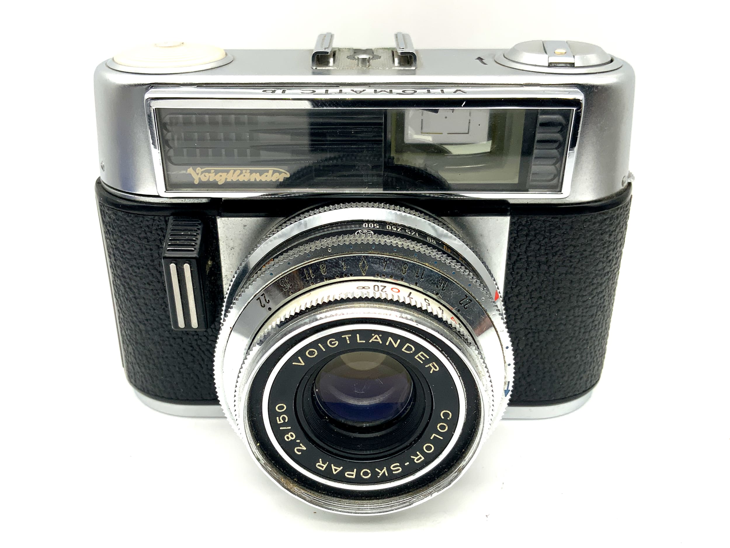 Voigtländer Vitomatic Ib viewfinder camera with Color-Skopar 2.8/50 Prontor 500 SLK