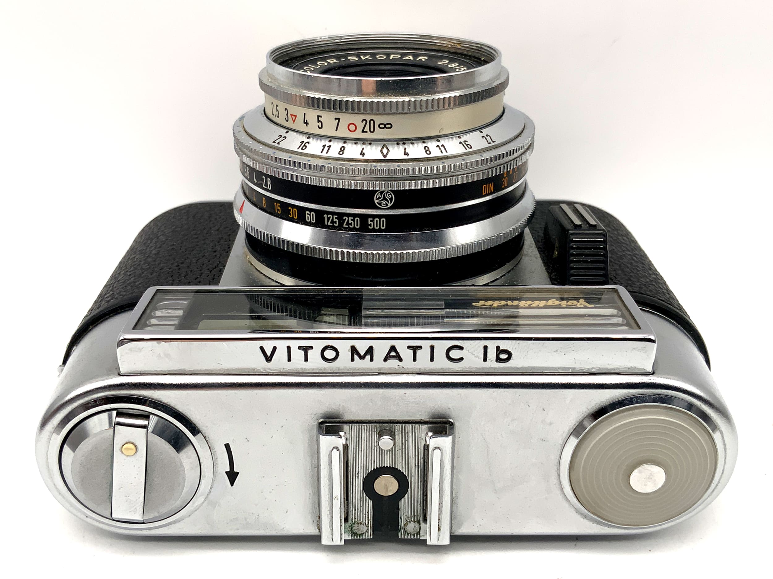 Voigtländer Vitomatic Ib viewfinder camera with Color-Skopar 2.8/50 Prontor 500 SLK