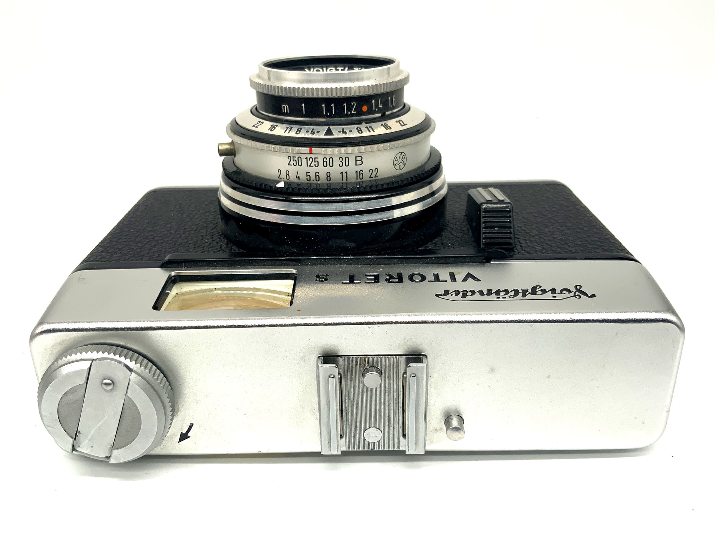Voigtländer Vitoret s Sucherkamera mit Color-Lanthar 50mm 1:2.8 Prontor 250 S