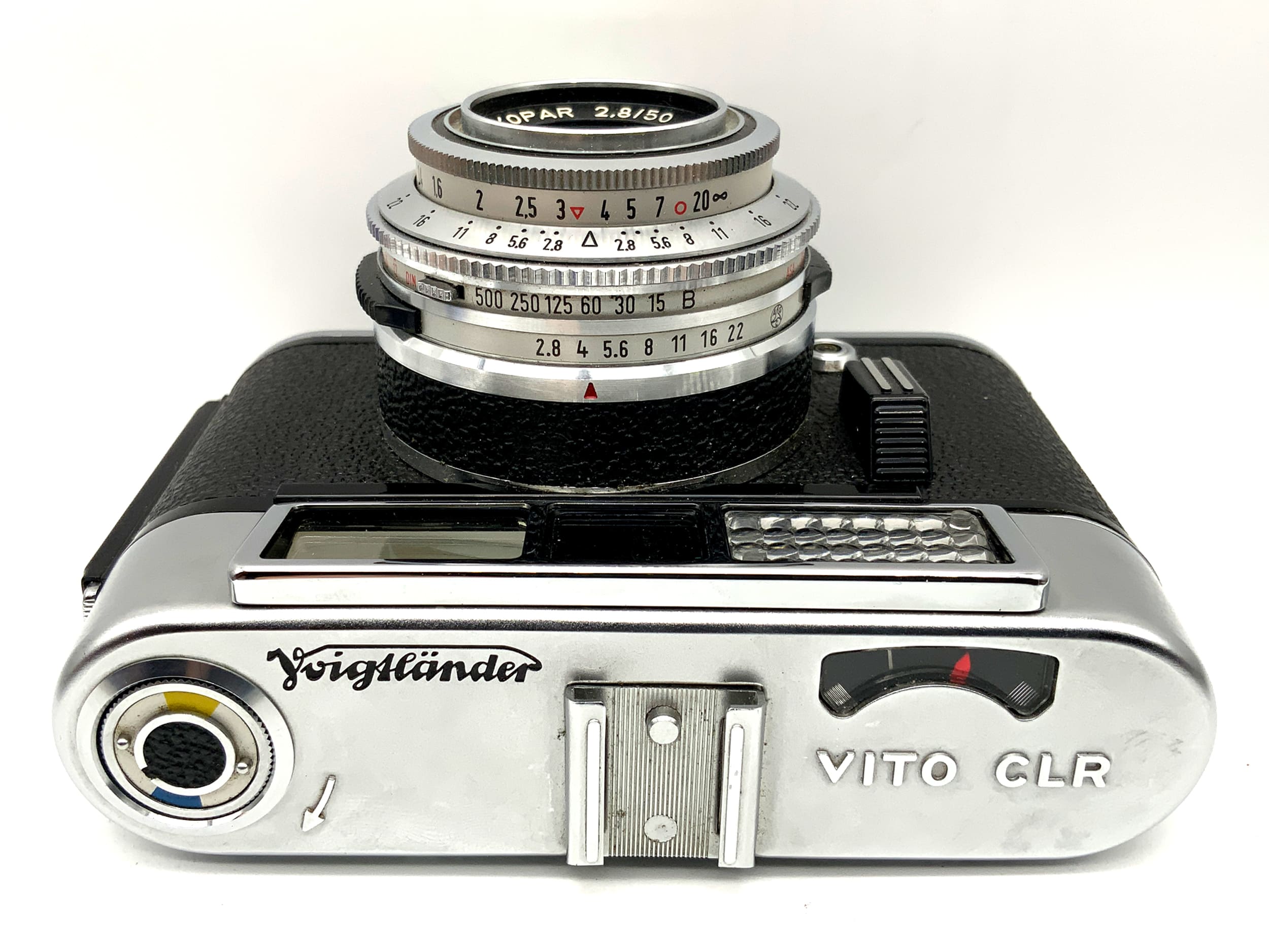 Voigtländer Vito CLR viewfinder camera with Color-Skopar 2.8/50 Type 138/2 Pronto-LK