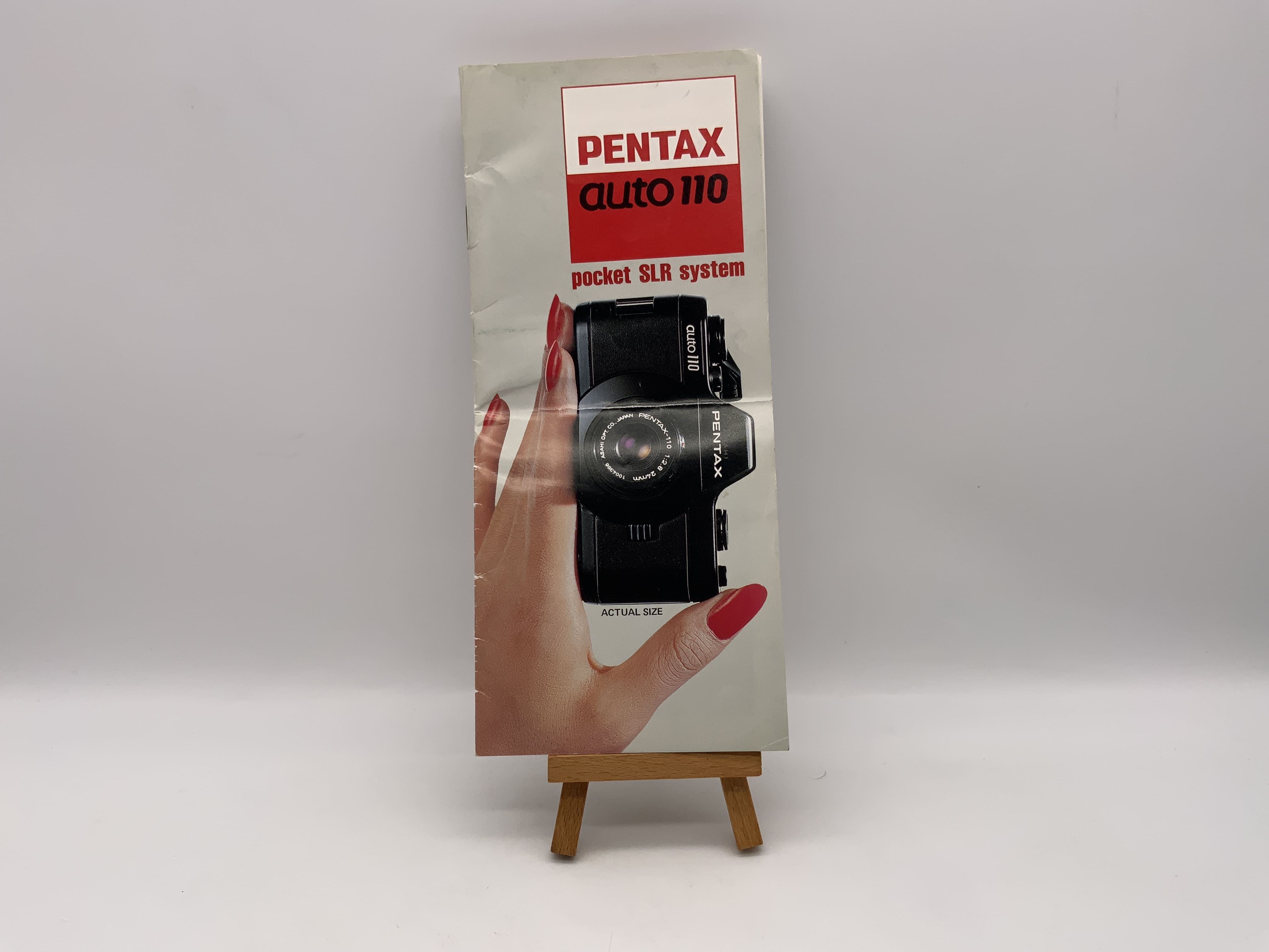 Pentax auto 110 Pocket SLR System Information Booklet Brochure (English)