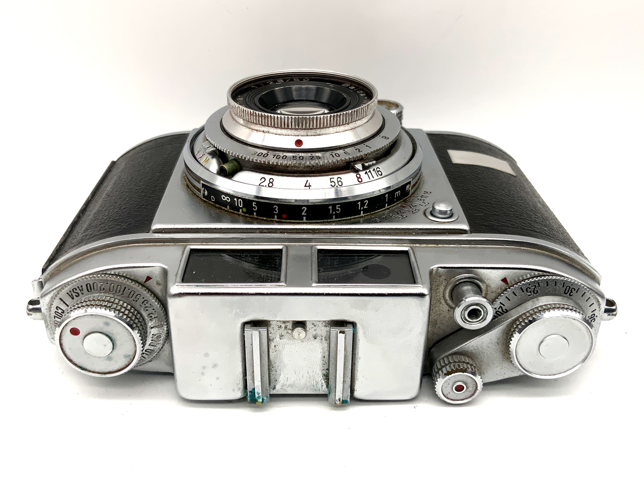 Balda Super Baldina viewfinder camera Baldanar 1:2.8/50 Prontor-SVS with spring tube