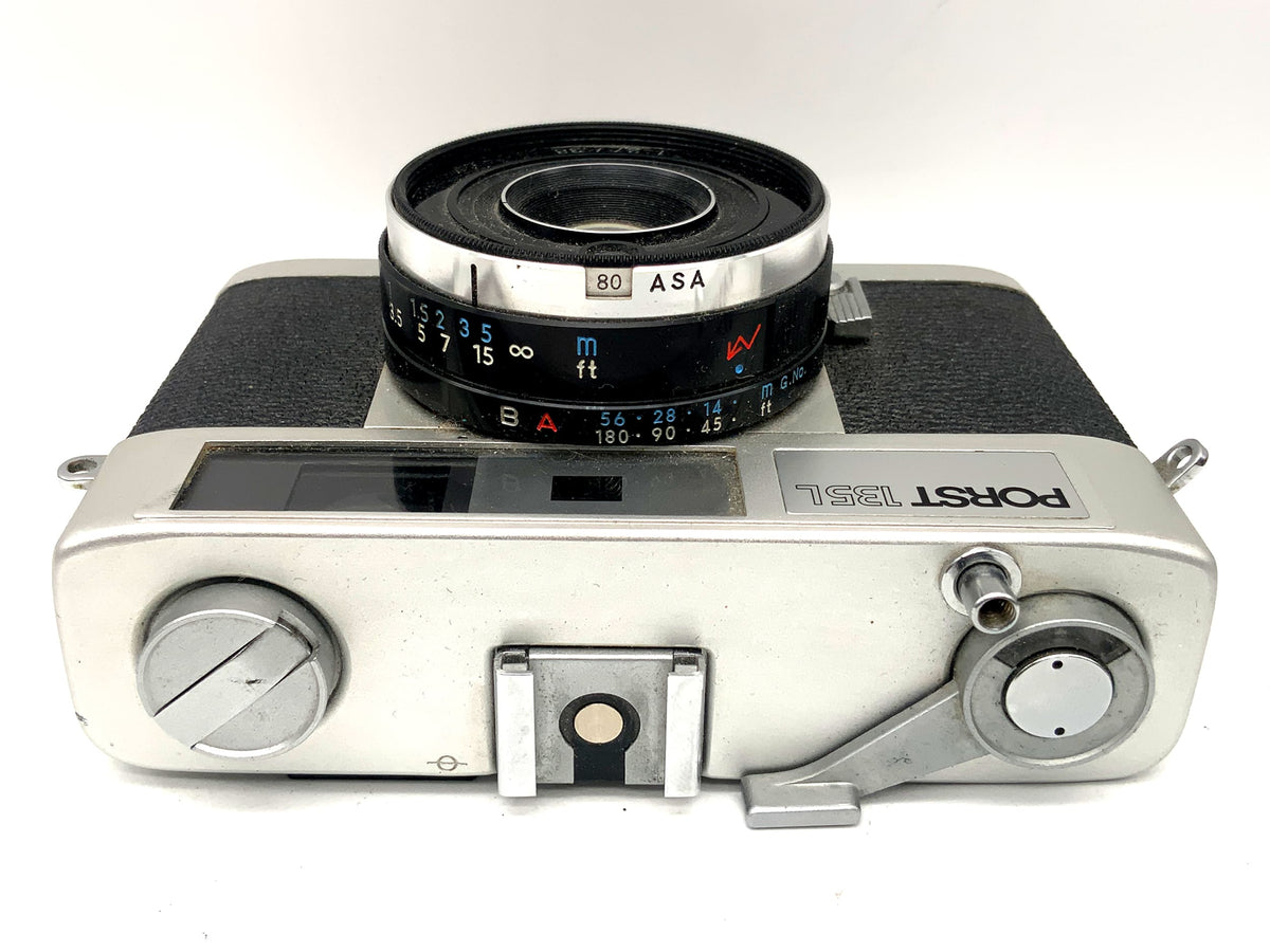 Porst 135L viewfinder camera with Color Special 1:2.7/38 compact camera analog camera
