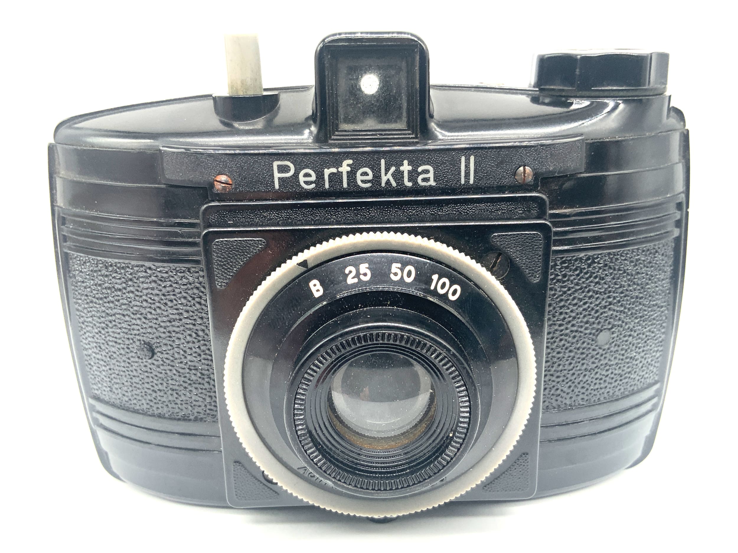 VEB Perfekta II Sucherkamera mit Achromat 80mm 1:7.7 Kompaktkamera Analogkamera