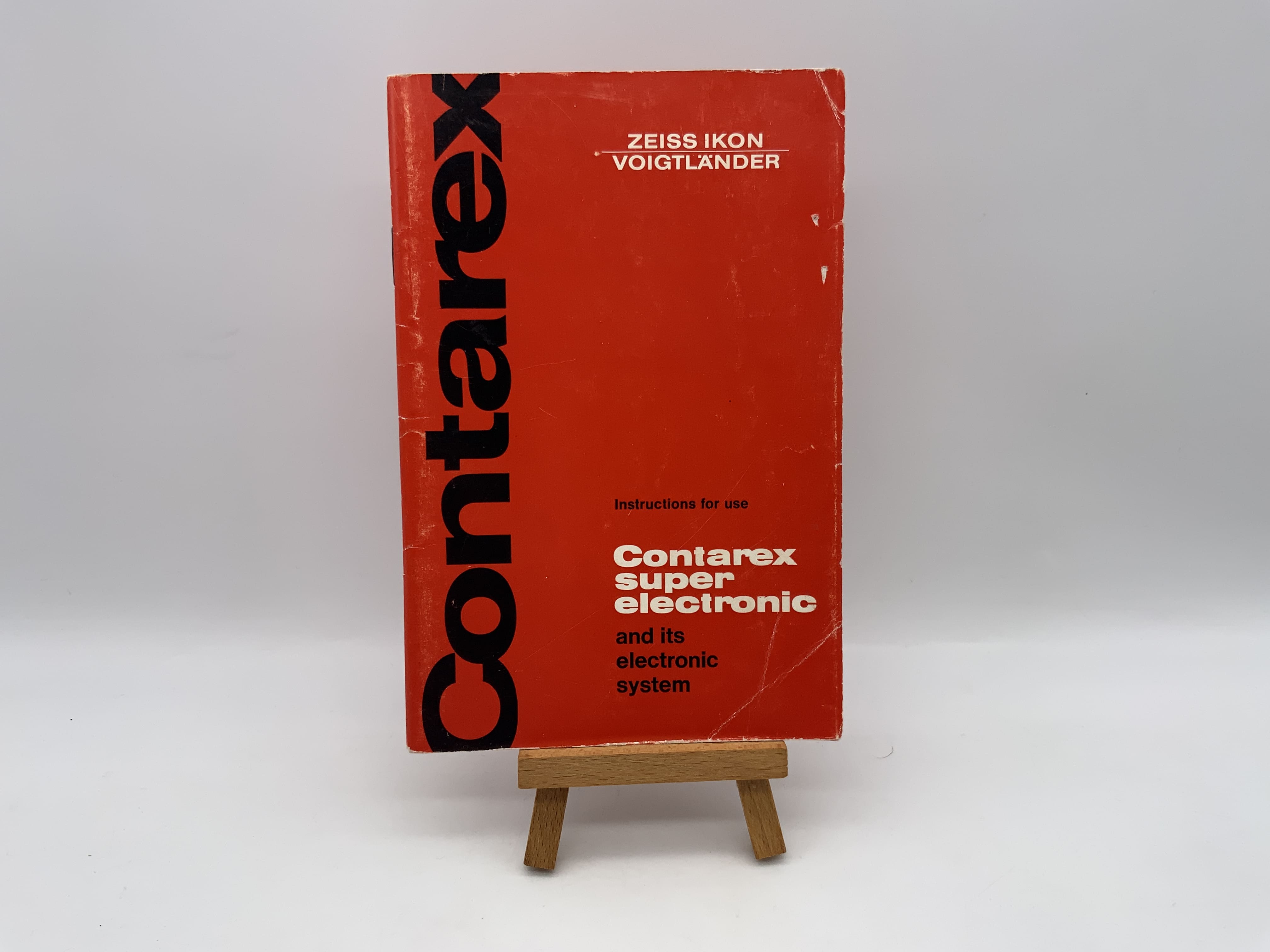 Zeiss Ikon Contarex super electronic Instruction Manual (English)