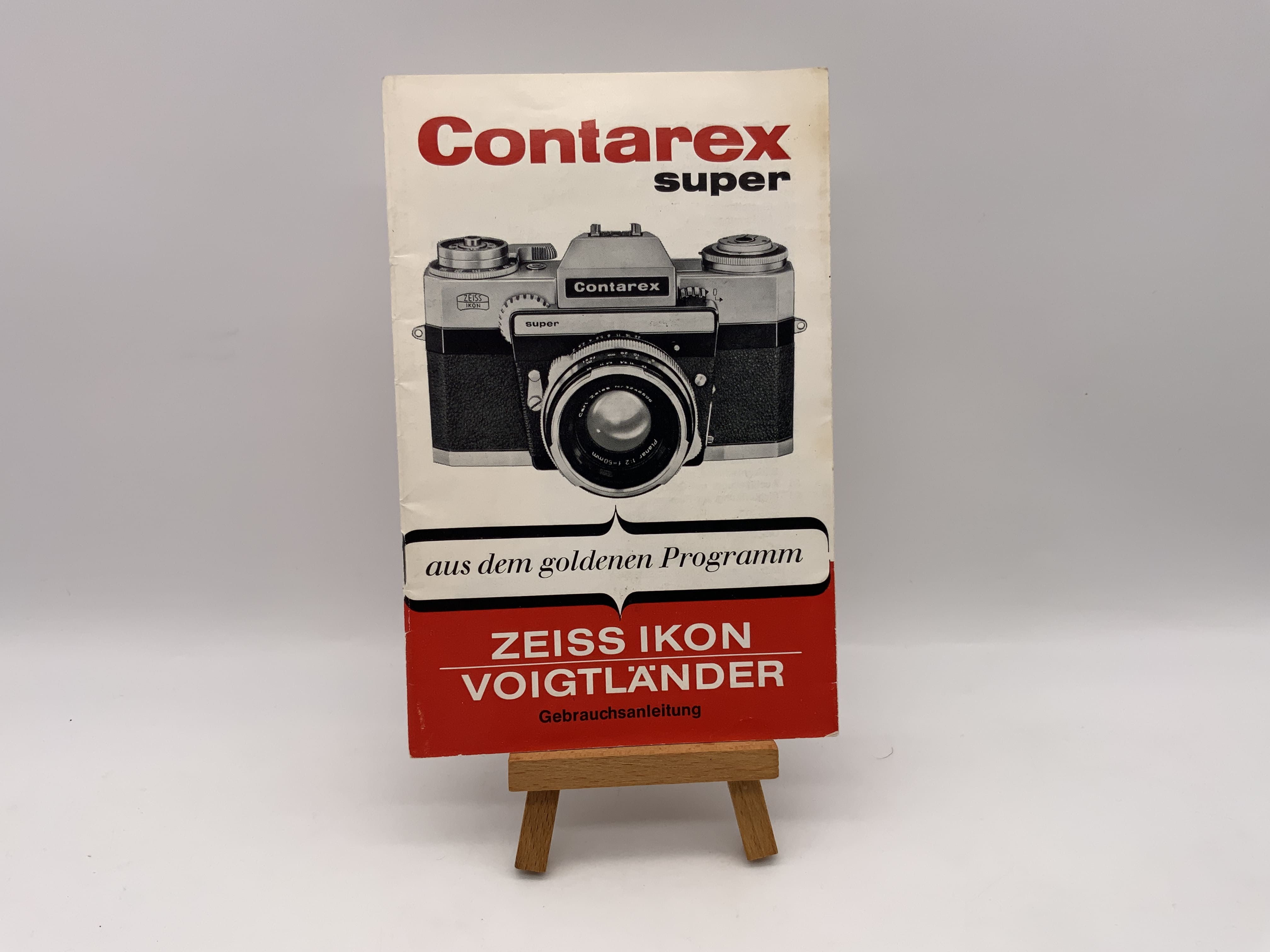 Zeiss Ikon Contarex Super from the golden program Operating instructions German