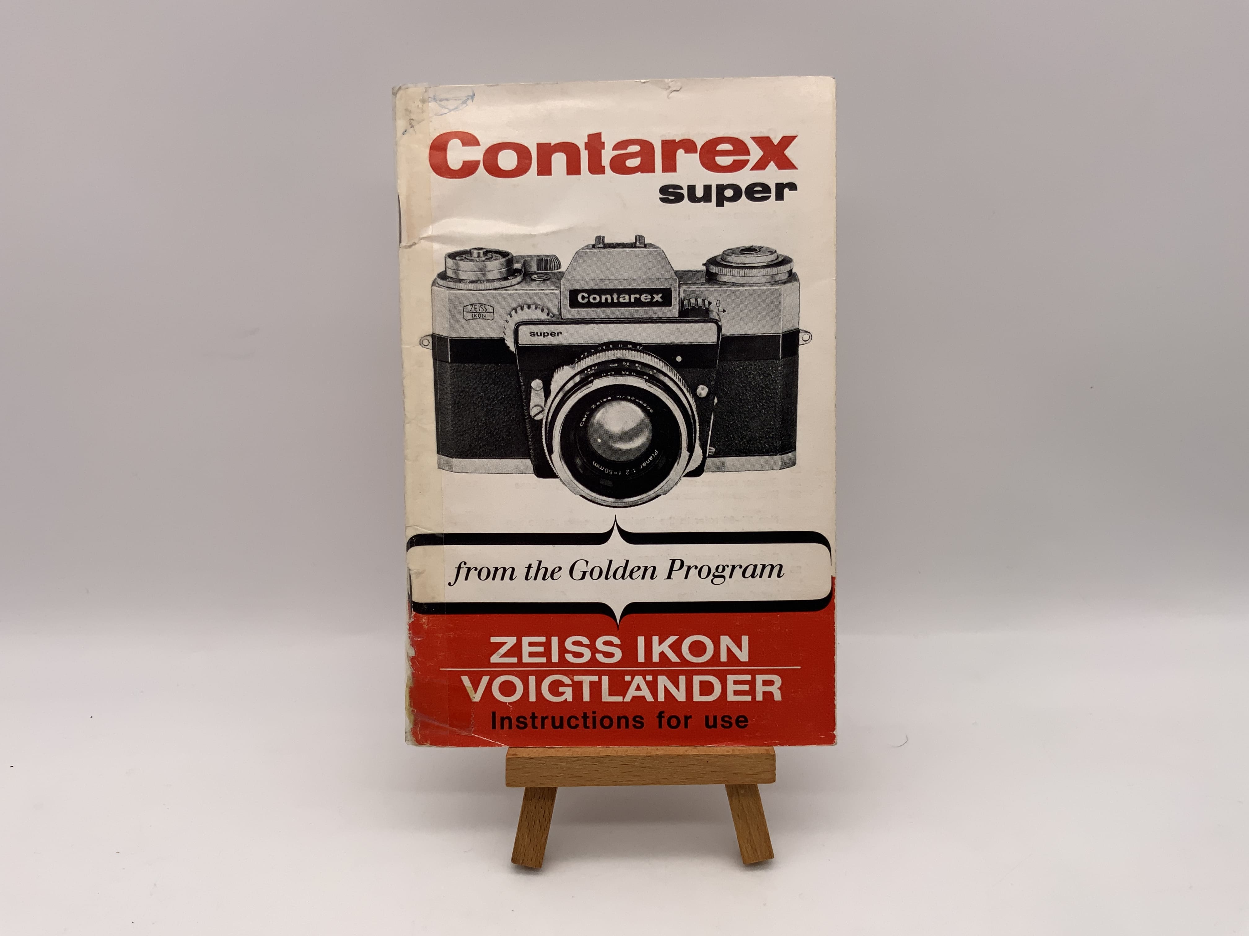 Zeiss Ikon Contarex Super from the golden program Operating instructions German