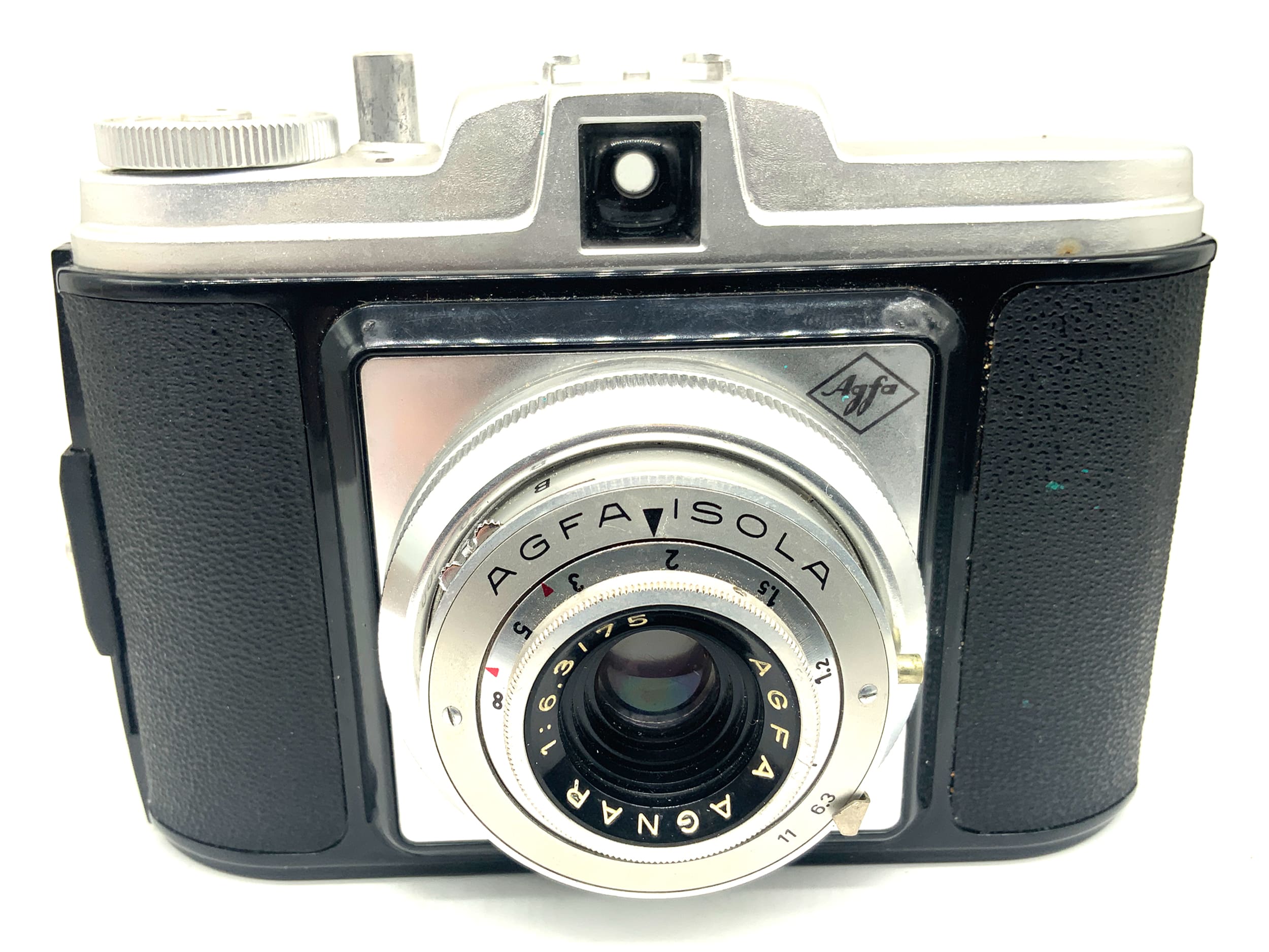 Agfa Isola Sucherkamera mit Agnar 1:6.3/75mm Singlo-2 Kompaktkamera Analogkamera