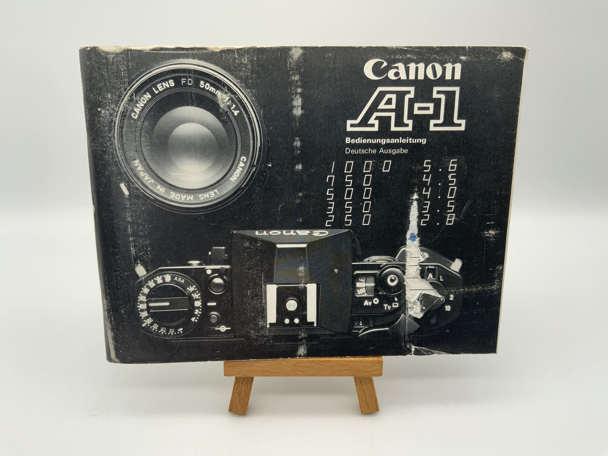 Canon A-1 User Manual German Instructions for Use Magazine