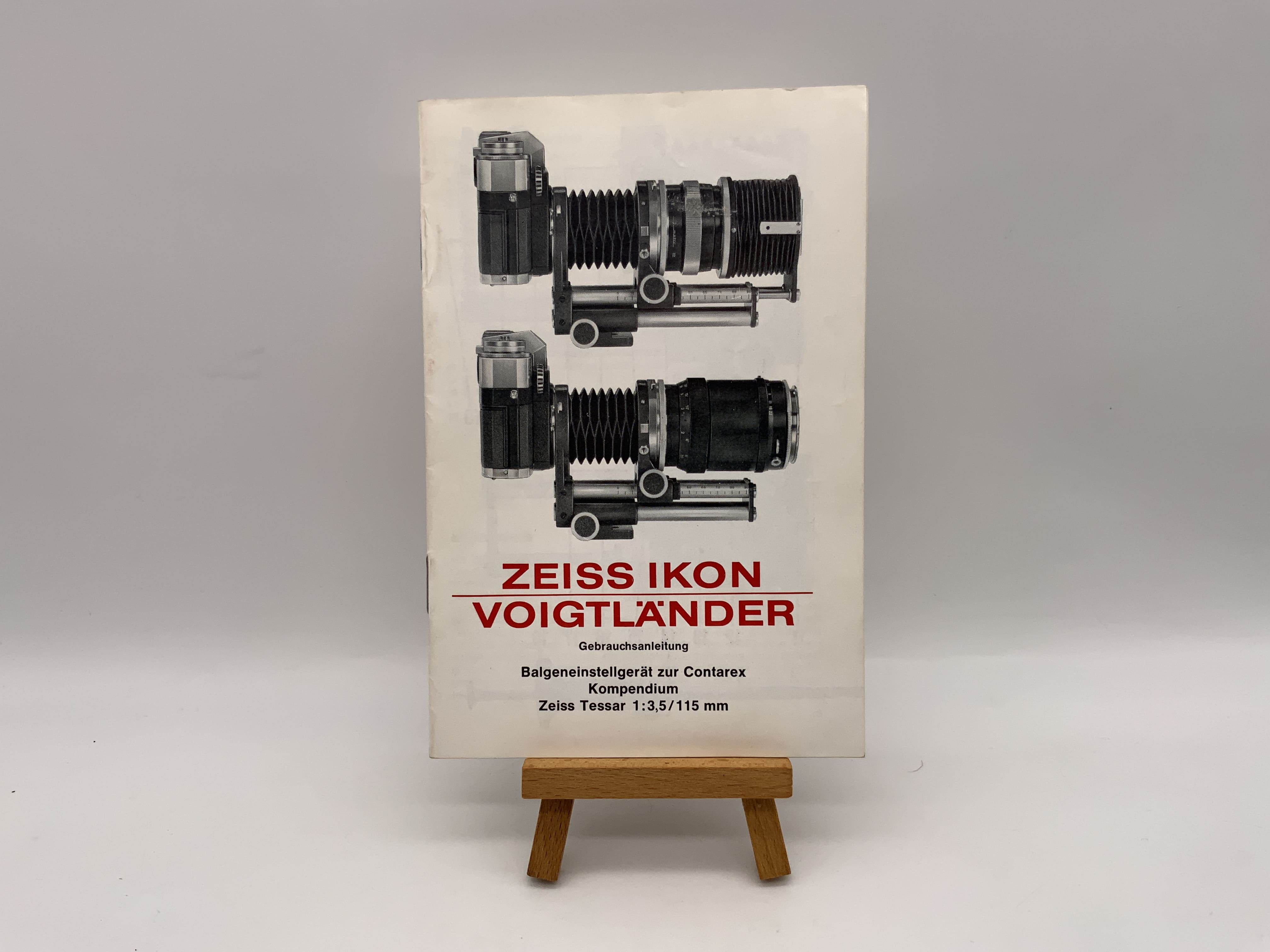 Zeiss Ikon bellows focusing device for Contarex Zeiss Tessar 1:3.5/115mm German