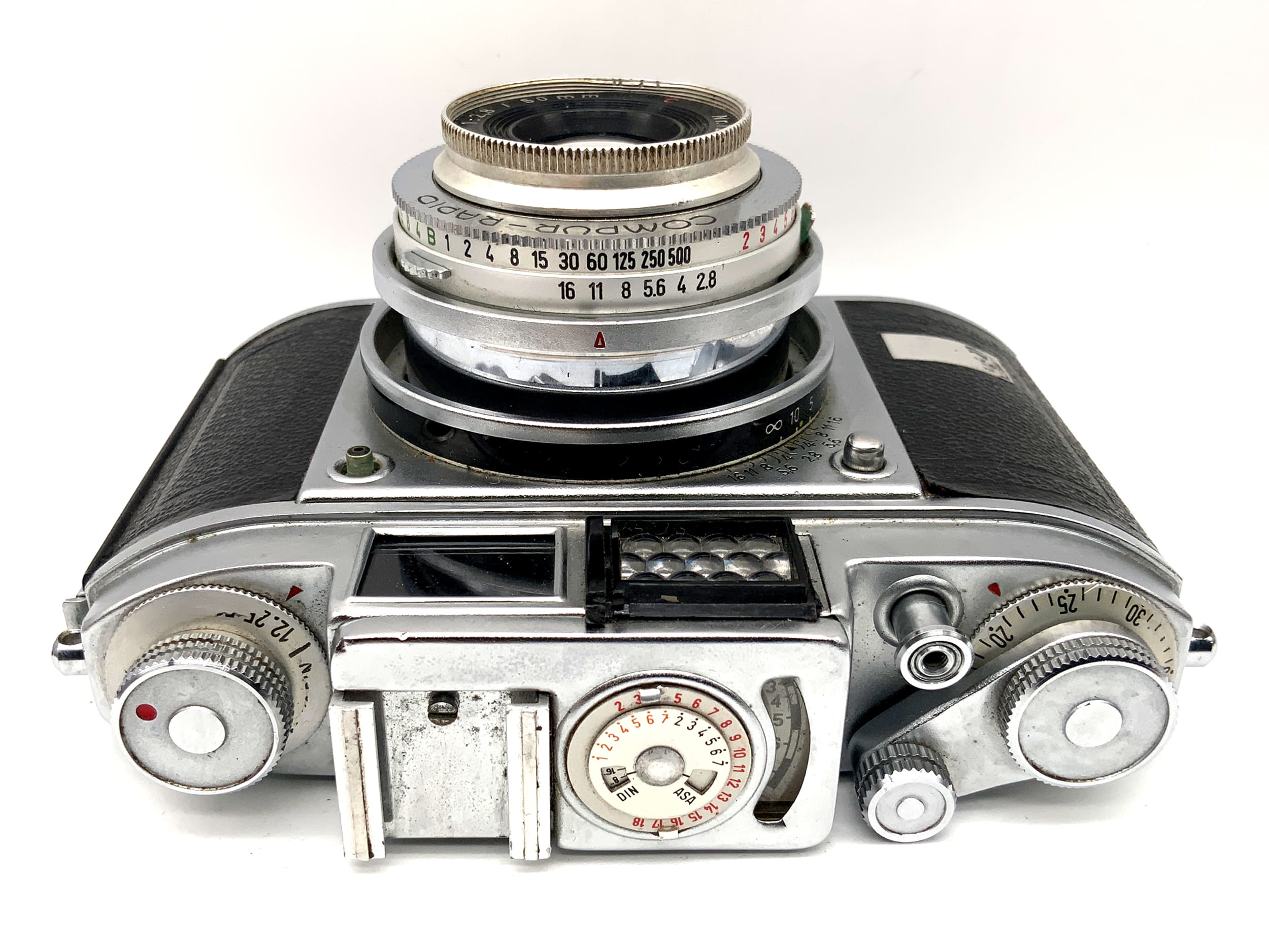 Balda Super Baldina rangefinder camera with Enna-Haponar 1:2.8/50mm red C Compur Rapid