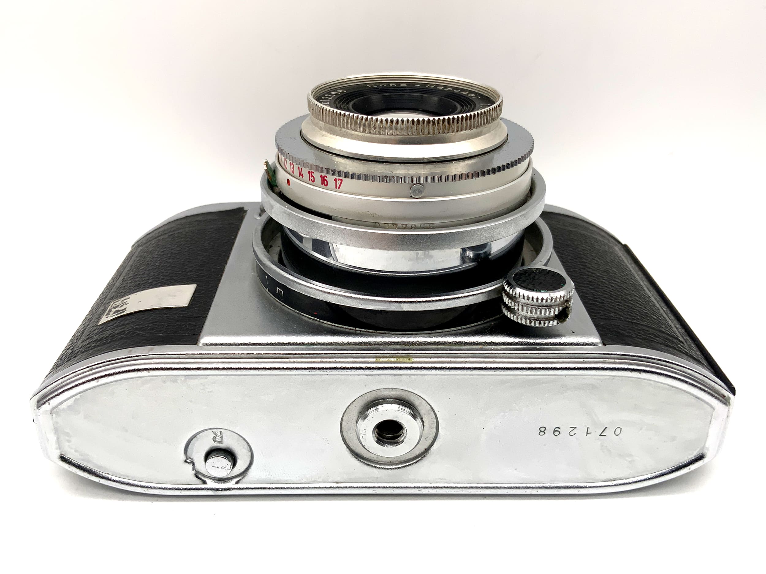 Balda Super Baldina rangefinder camera with Enna-Haponar 1:2.8/50mm red C Compur Rapid