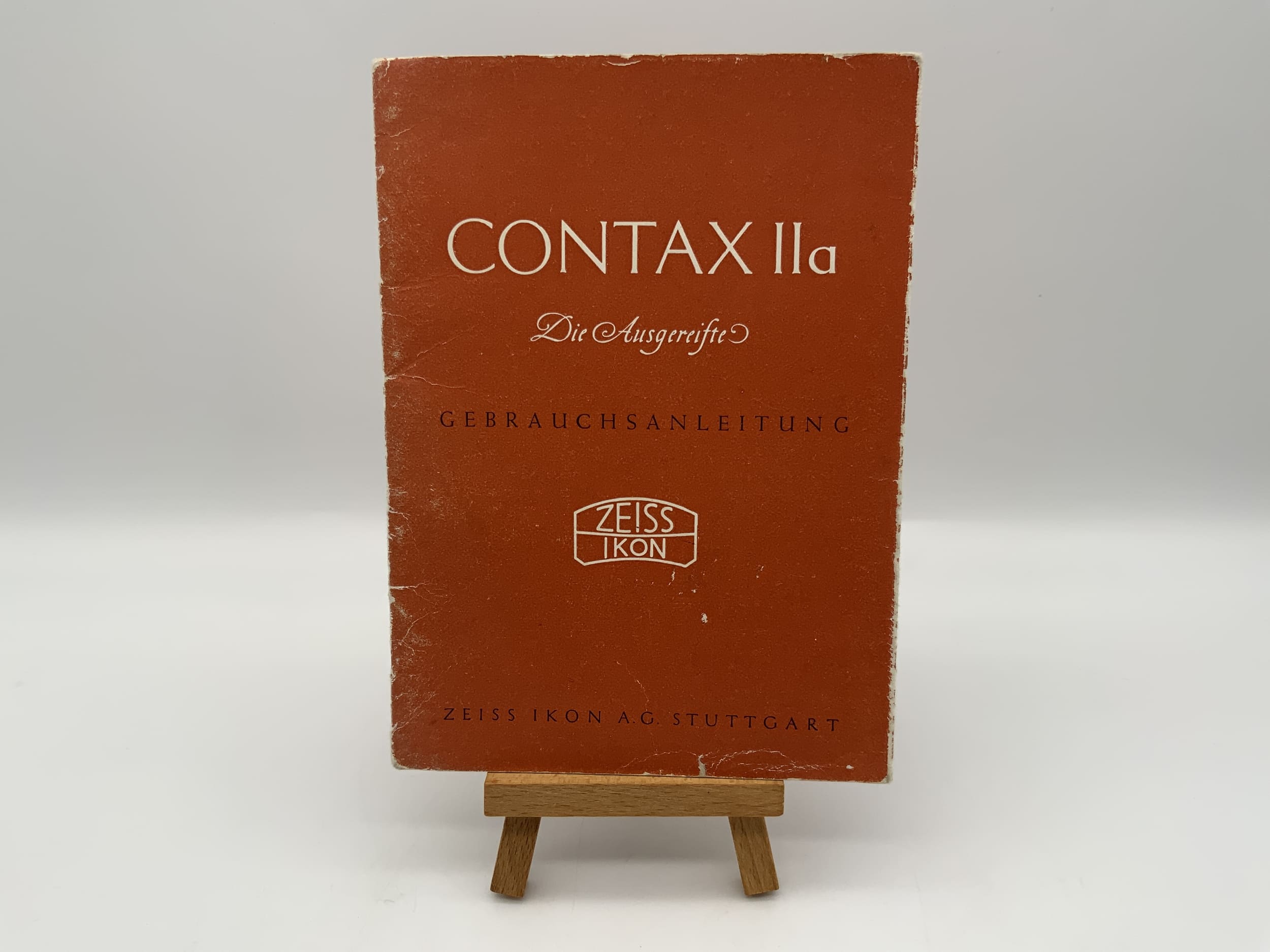 Contax IIa Zeiss Ikon: The comprehensive instruction manual (German)