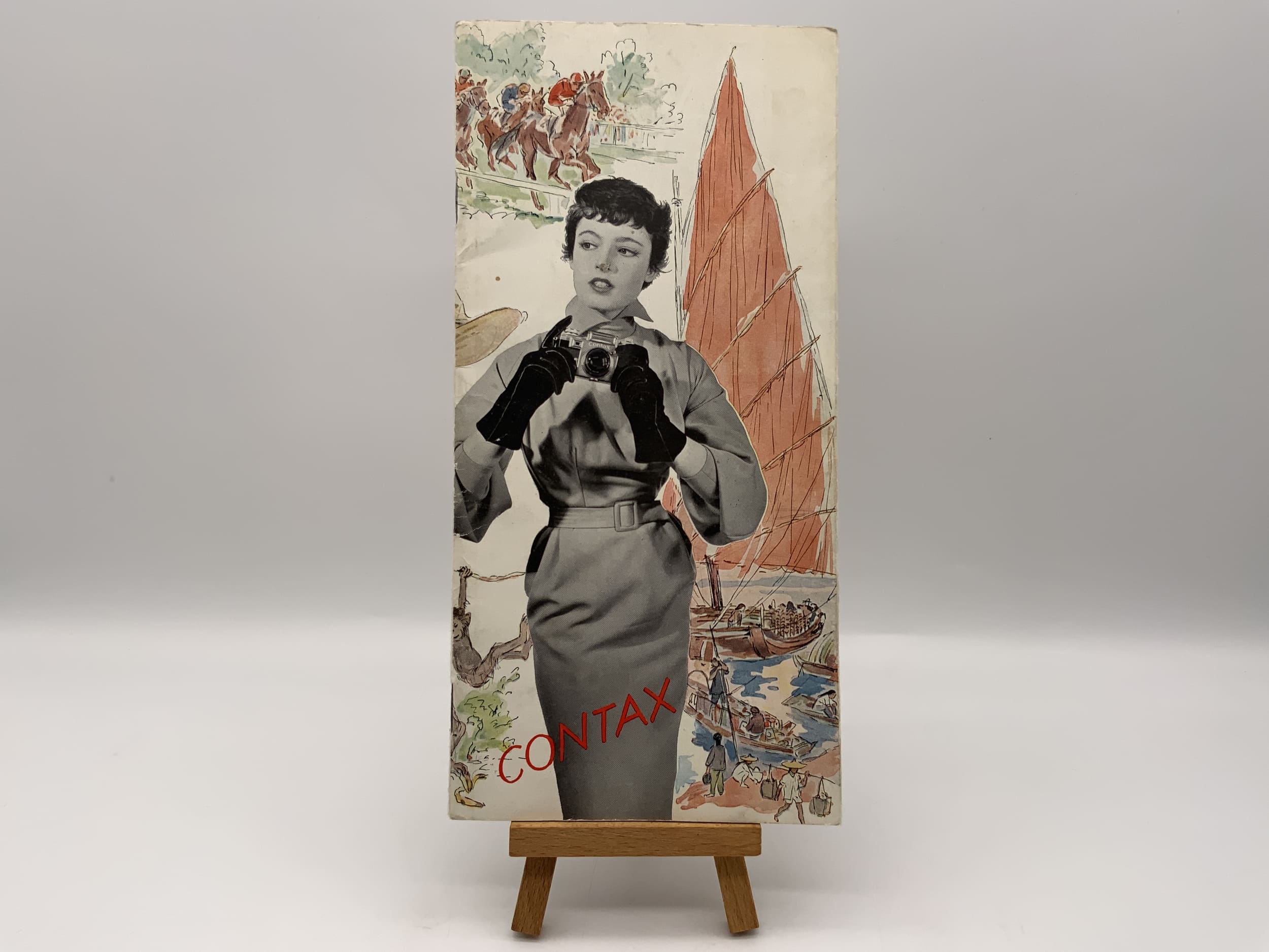 Contax brochure German user manual magazine