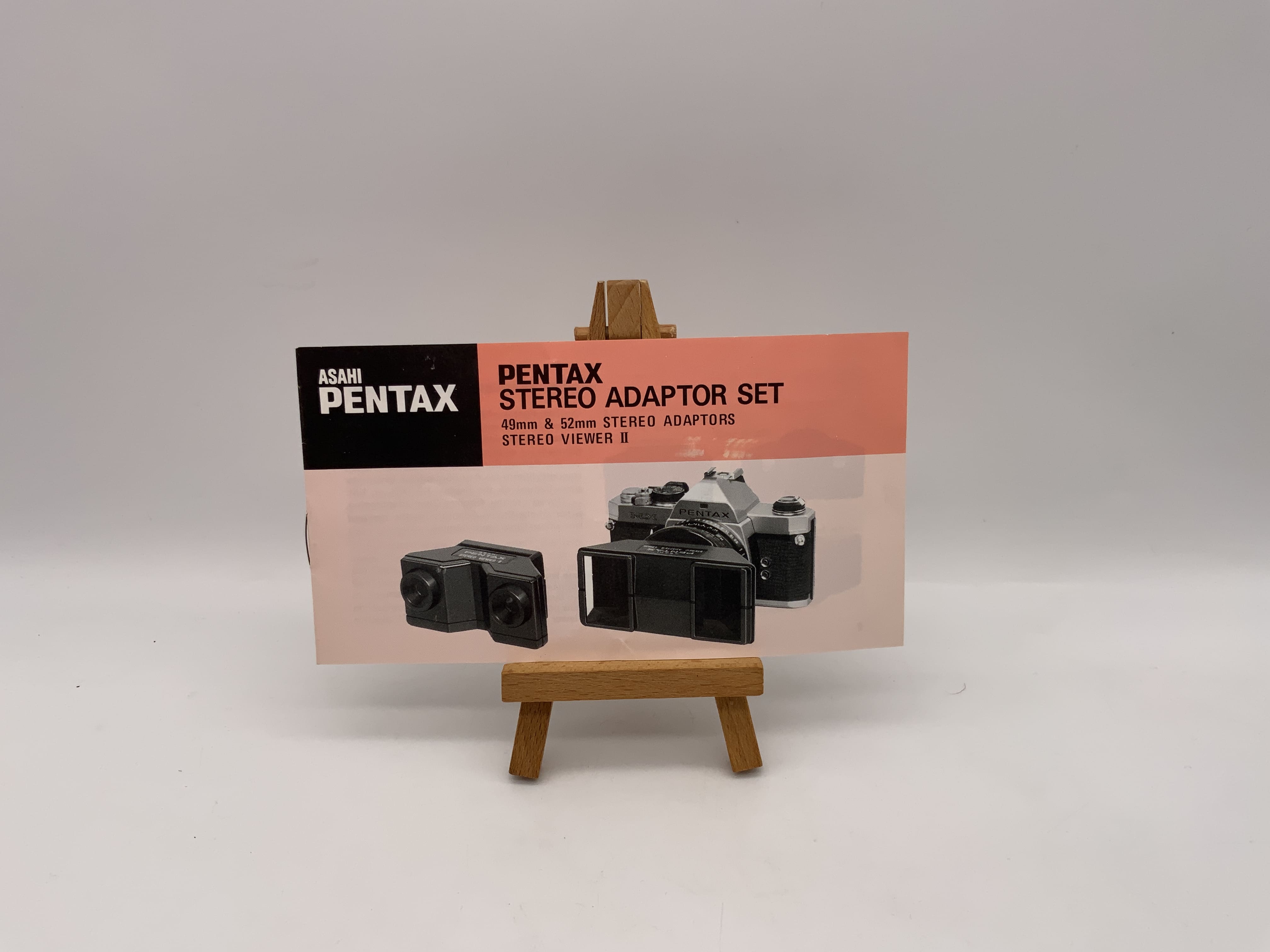 Pentax Stereo Viewer II 49mm &amp; 52mm Stereo Adapters User Manual (German)