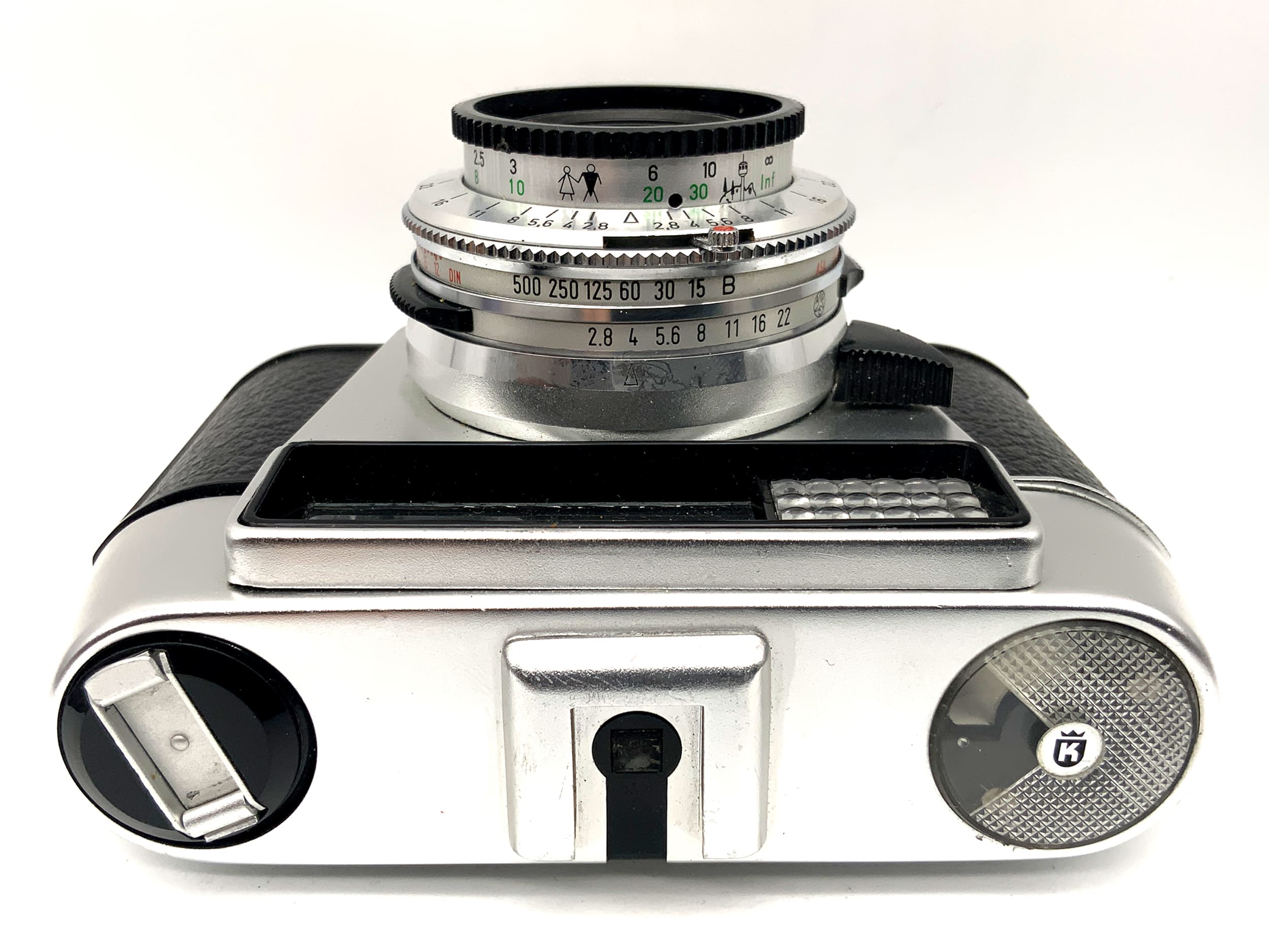OGA Obergassner Munich viewfinder camera Steinheil Cassar 1:2.8/45 Prontor 500 LK