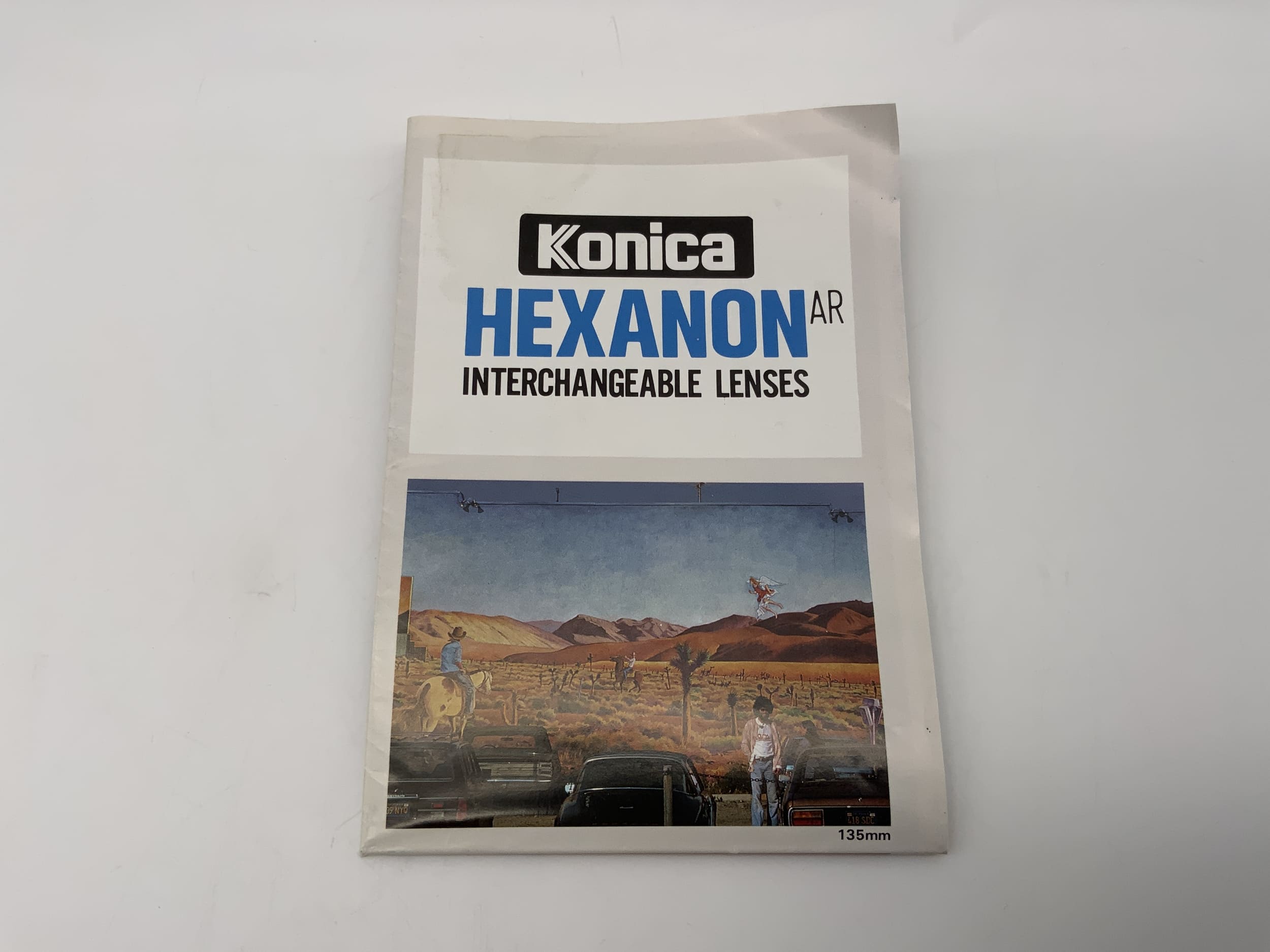 Konica Hexanon AR 135mm Interchangeable Lenses User Manual