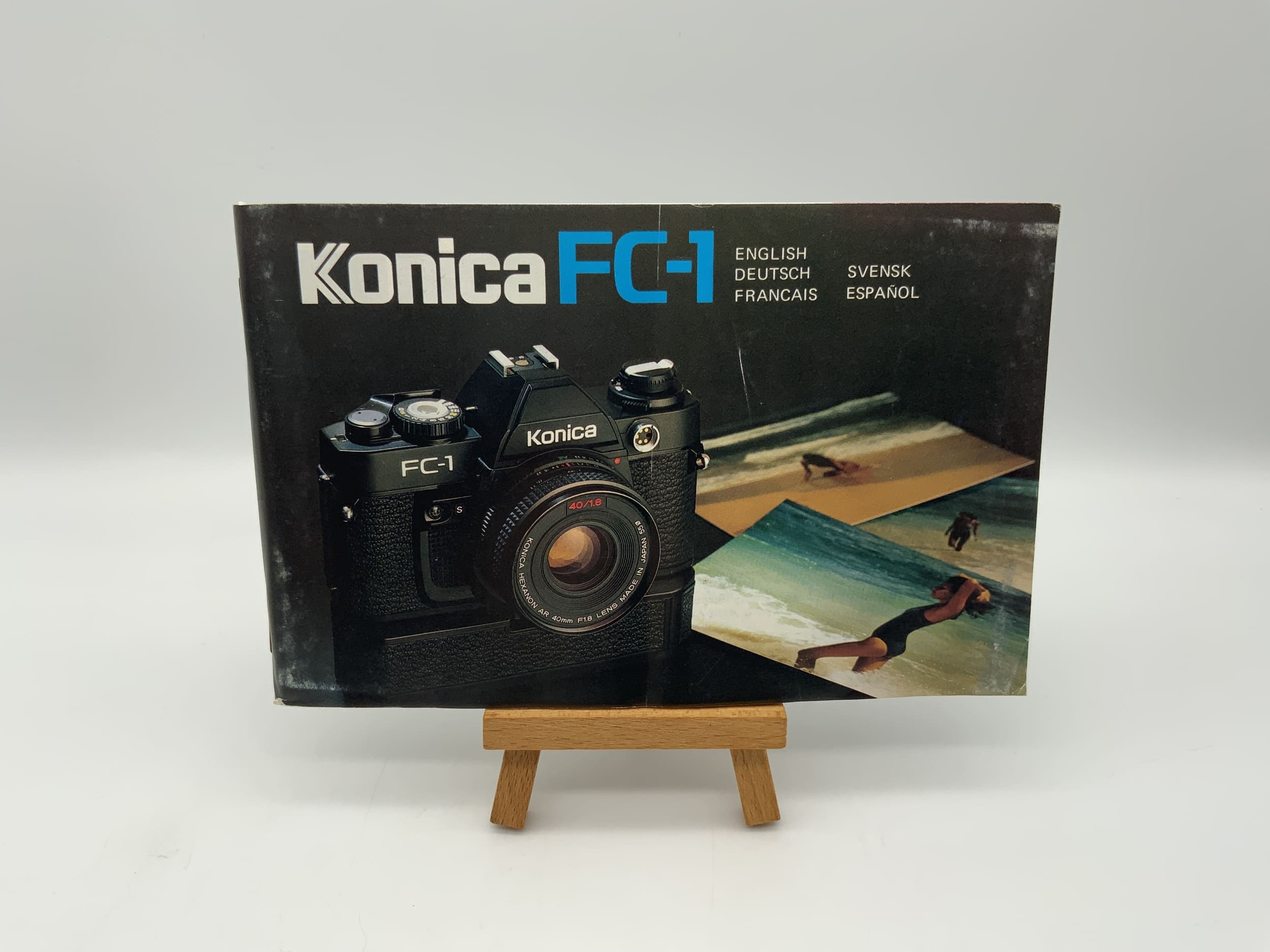 Konica FC-1 User Manual German Instructions for Use Magazine