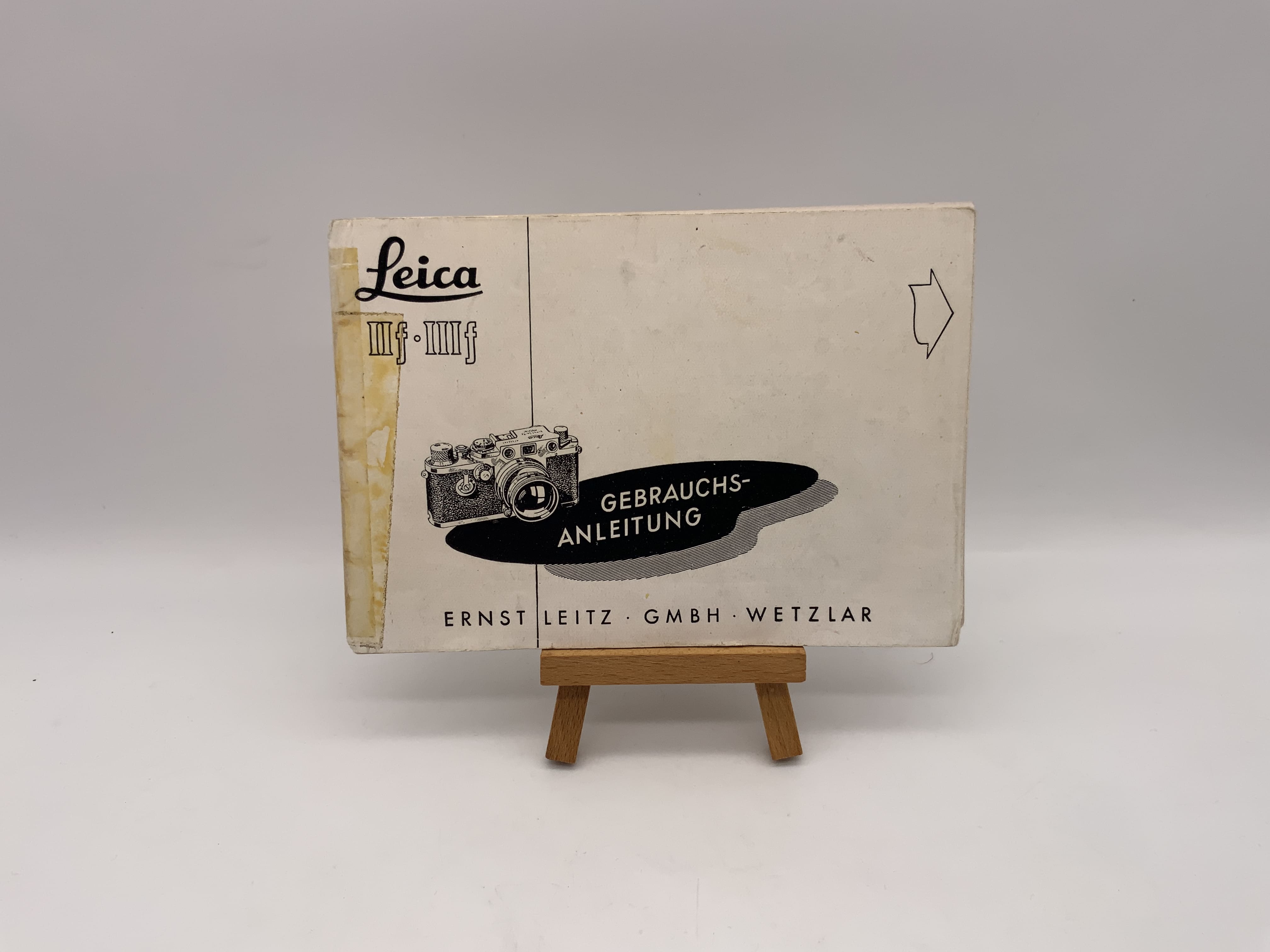 Leica IIf / IIIf 2f / 3f heavily used instruction manual German