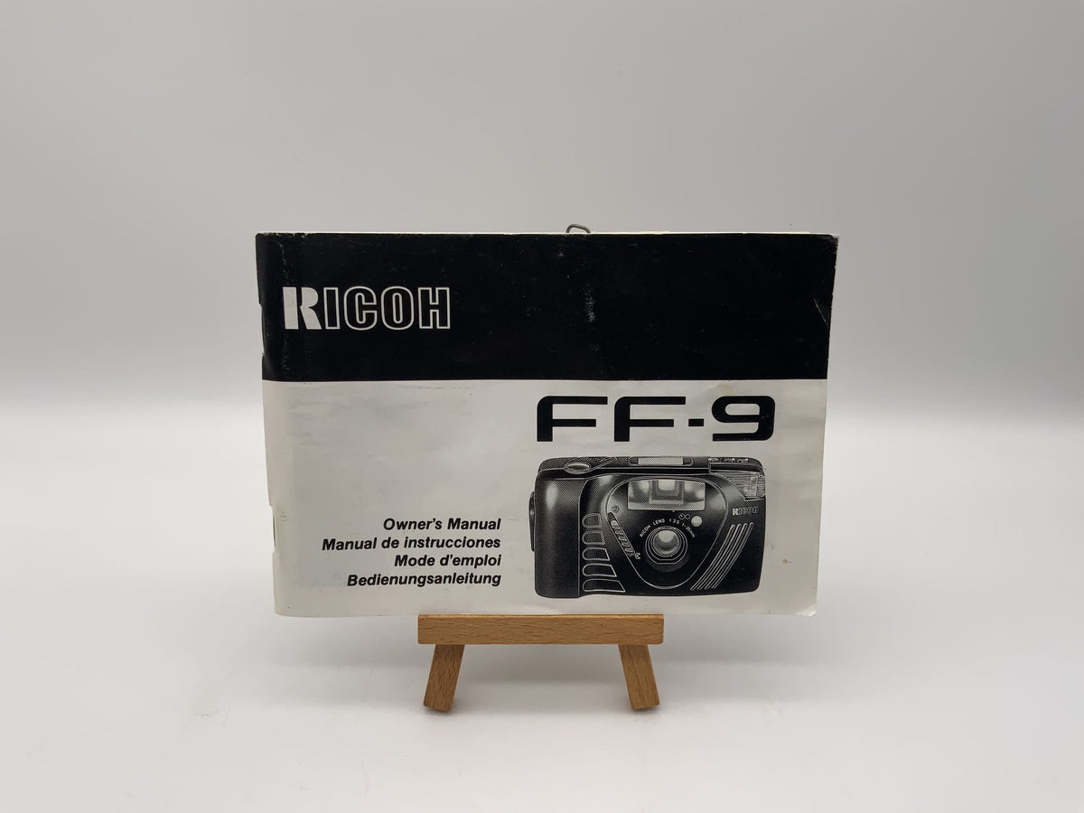 Ricoh FF-9 User Manual German Instructions for Use Magazine