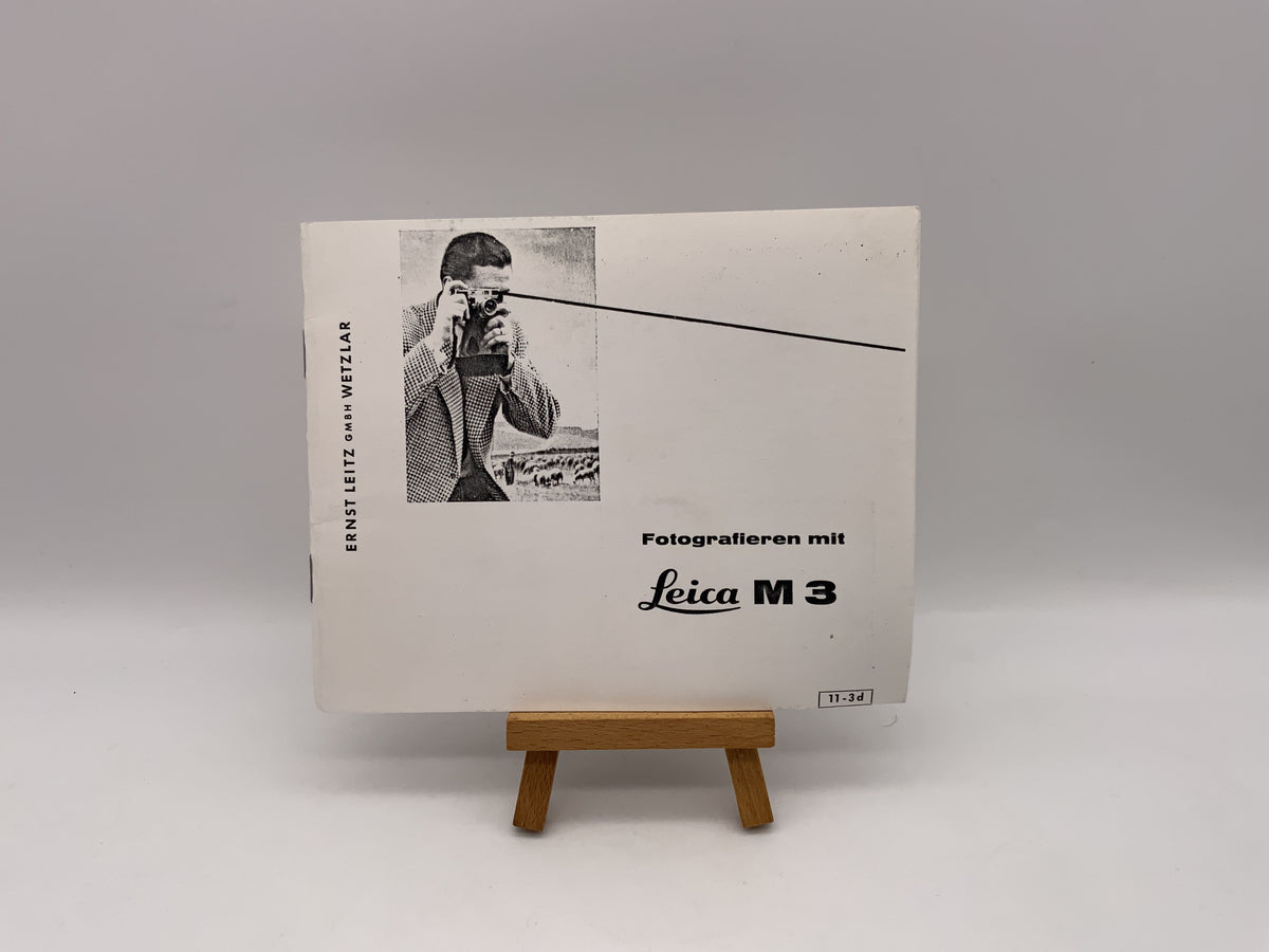 Leica M3 Photography with M3 Reprint Operating Instructions German