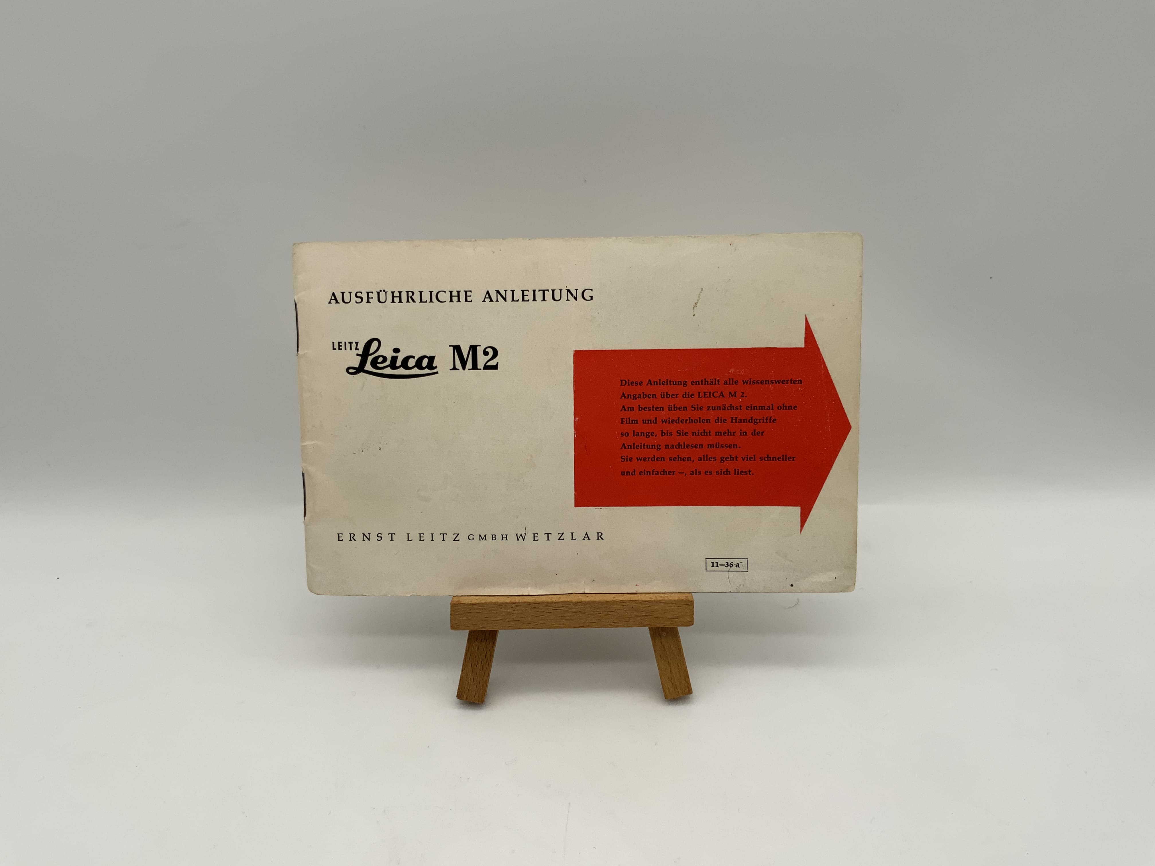 Leica M2 Detailed Instructions (11-36a) User Manual German
