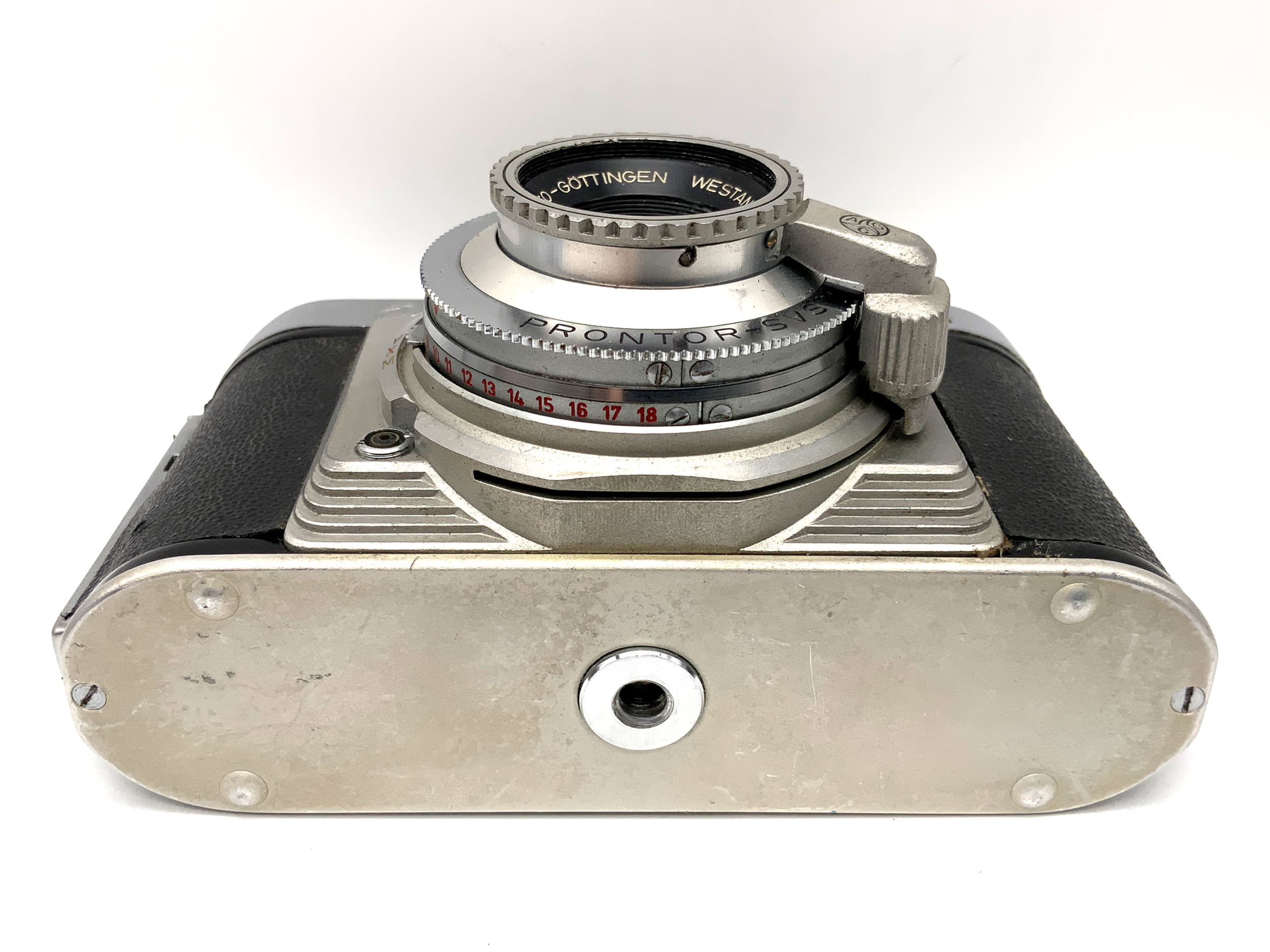 Wirgin Edixa II-L viewfinder camera with Westanar 1:2.8/45 Prontor-SVS analog camera