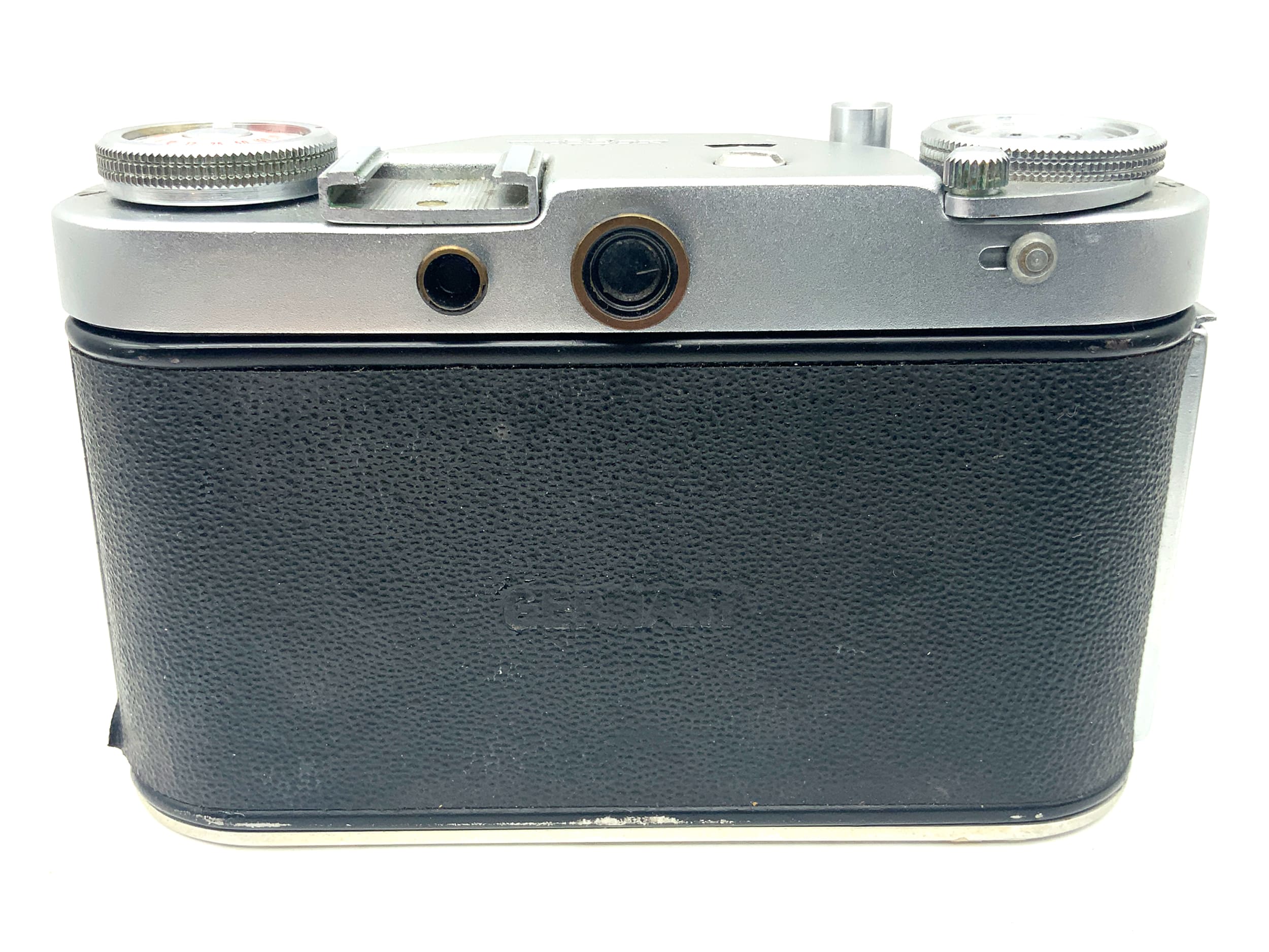Wirgin Edixa viewfinder camera with Isconar 1:2.8/43 red C Pronto analog camera