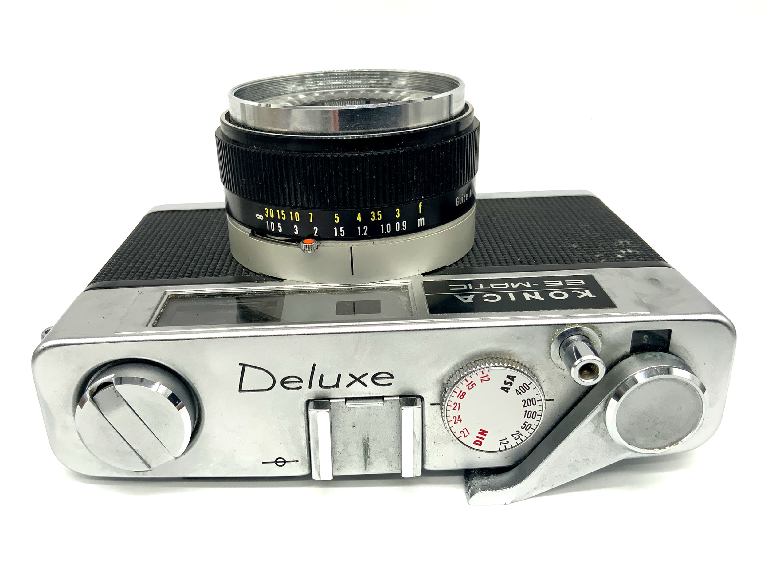 Konica EE-Matic Deluxe Sucherkamera mit Hexanon 40mm 1:2.8 Analogkamera