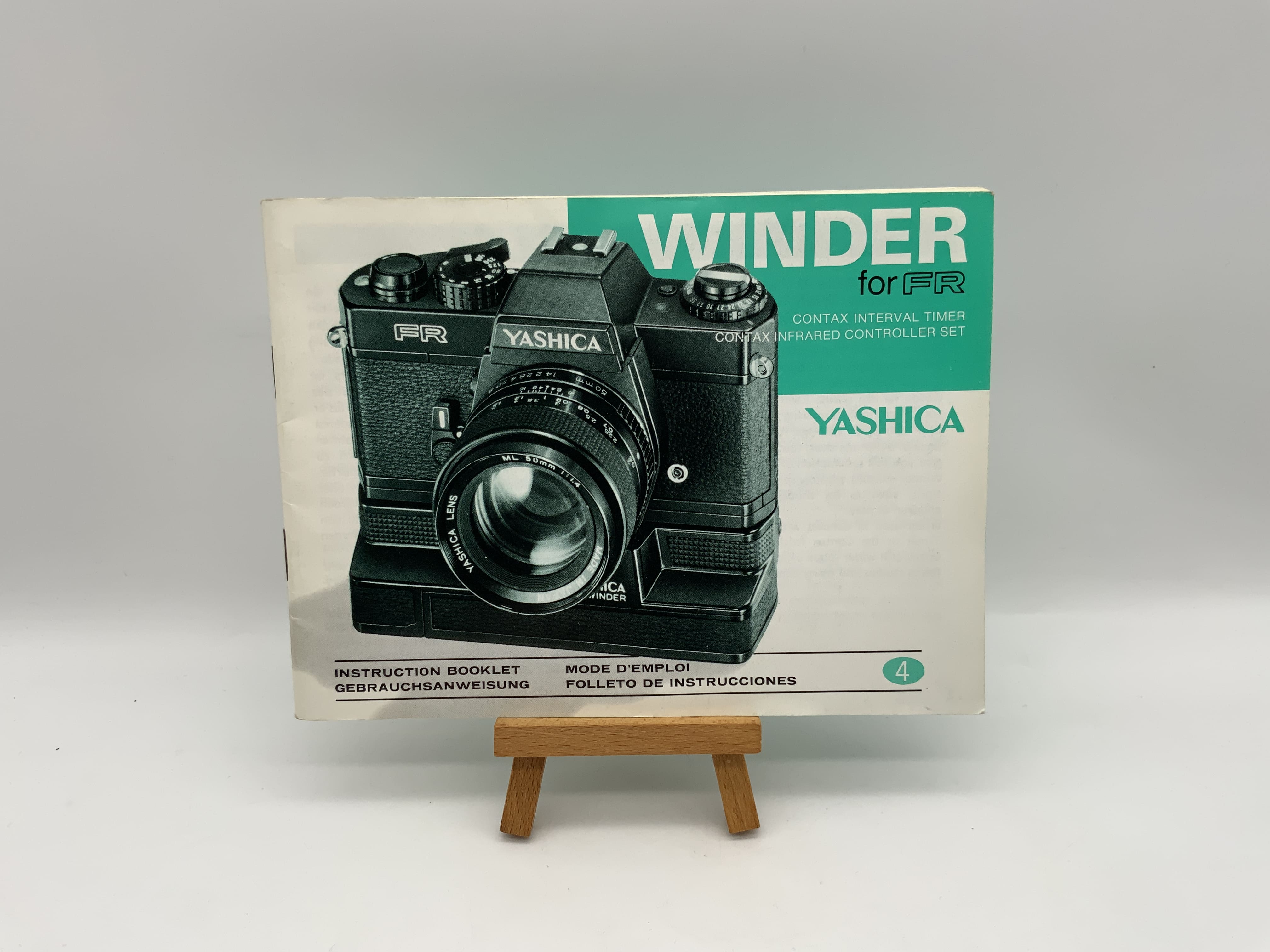 Yashica Winder for FR User Manual Operating Instructions German
