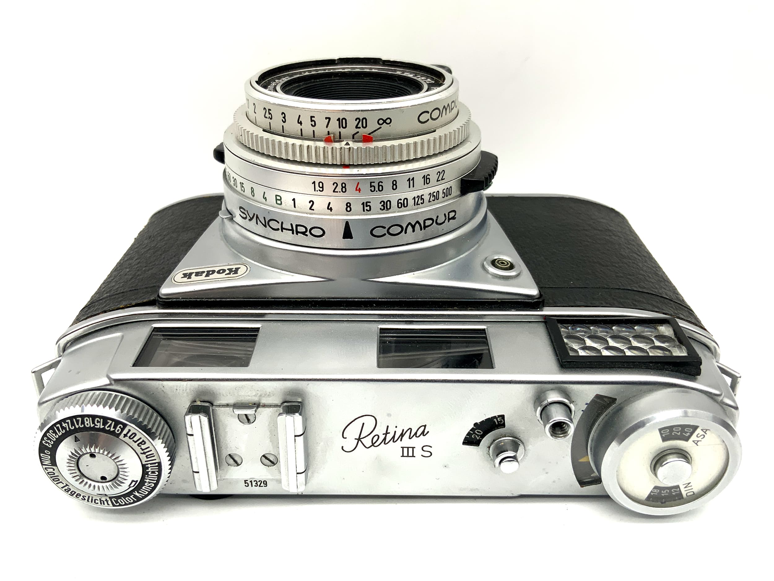 Kodak Retina III S viewfinder camera with Xenar f:2.8/50mm Synchro Compur